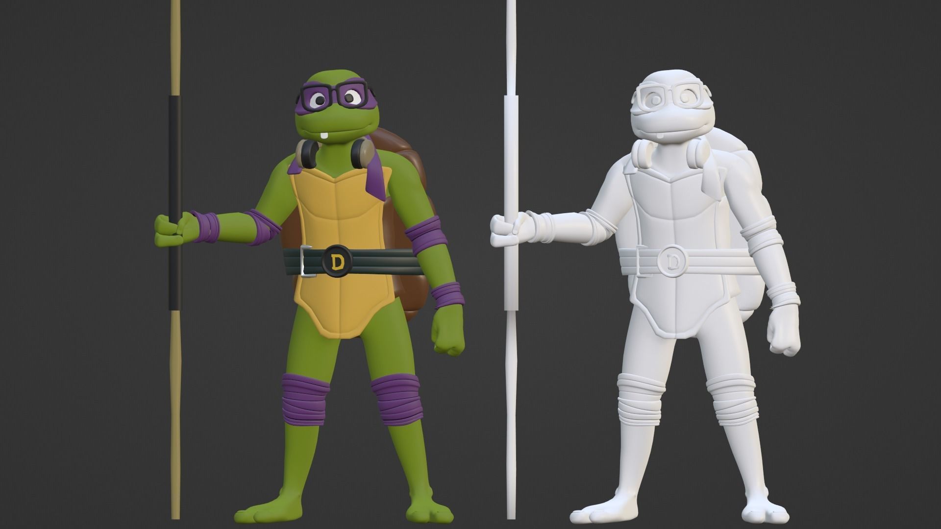 Donatello - TMNT 3D model_16