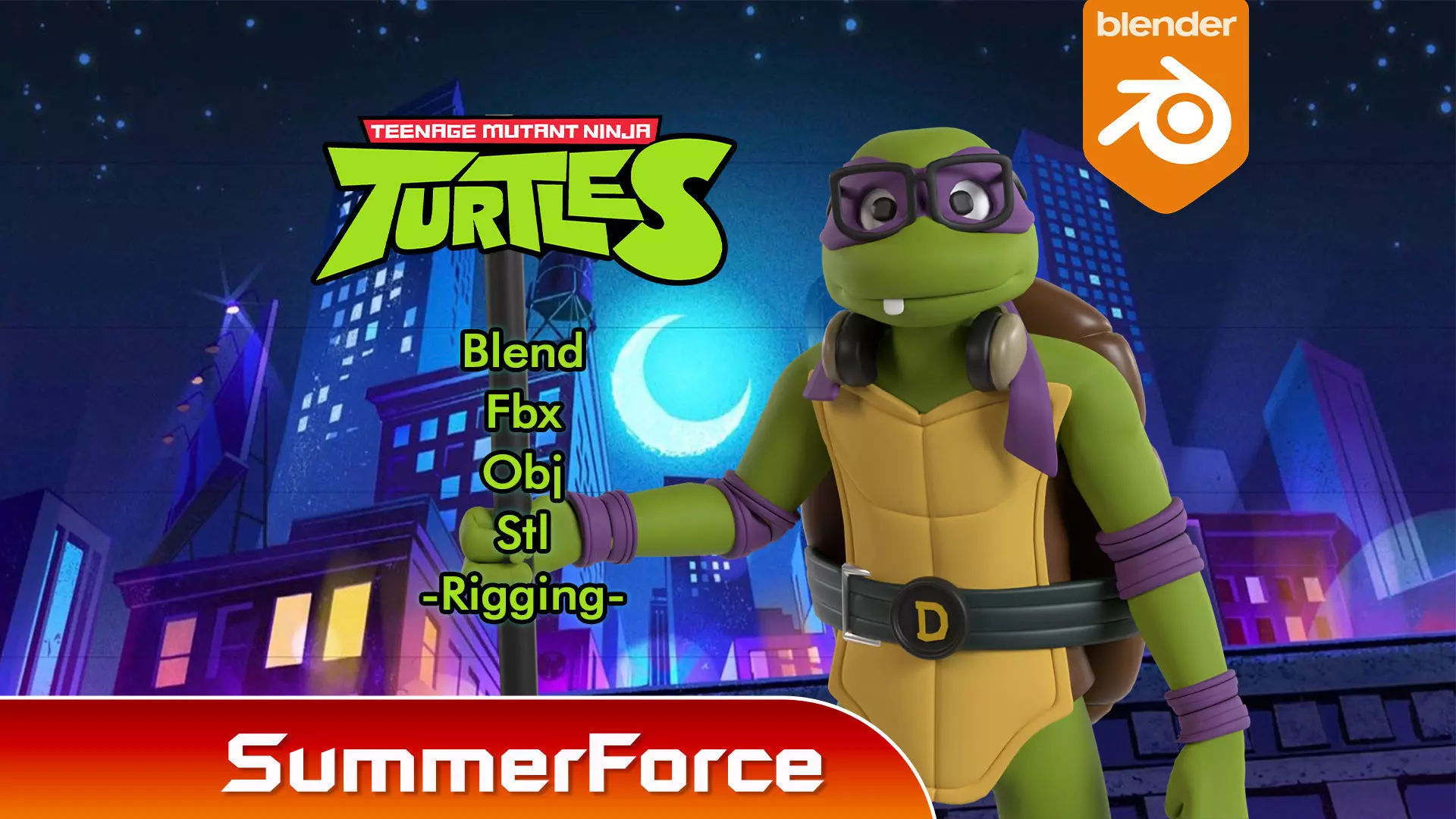 Donatello - TMNT 3D model_0