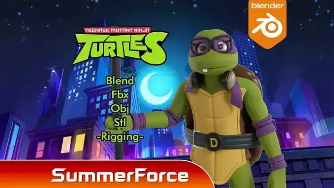 Donatello - TMNT 3D model