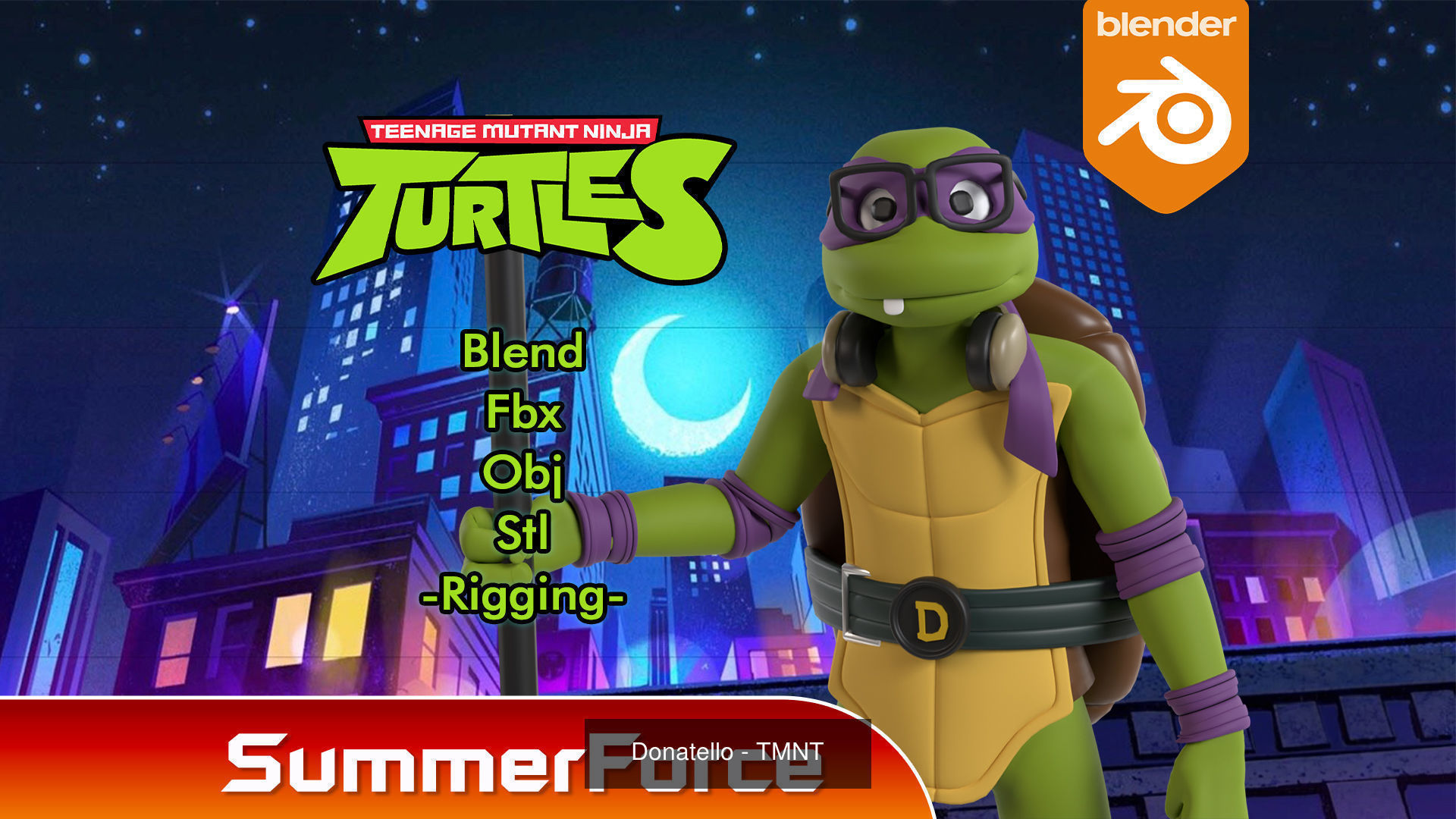 Teenage Mutant Ninja Turtles 3D Model Collection_7