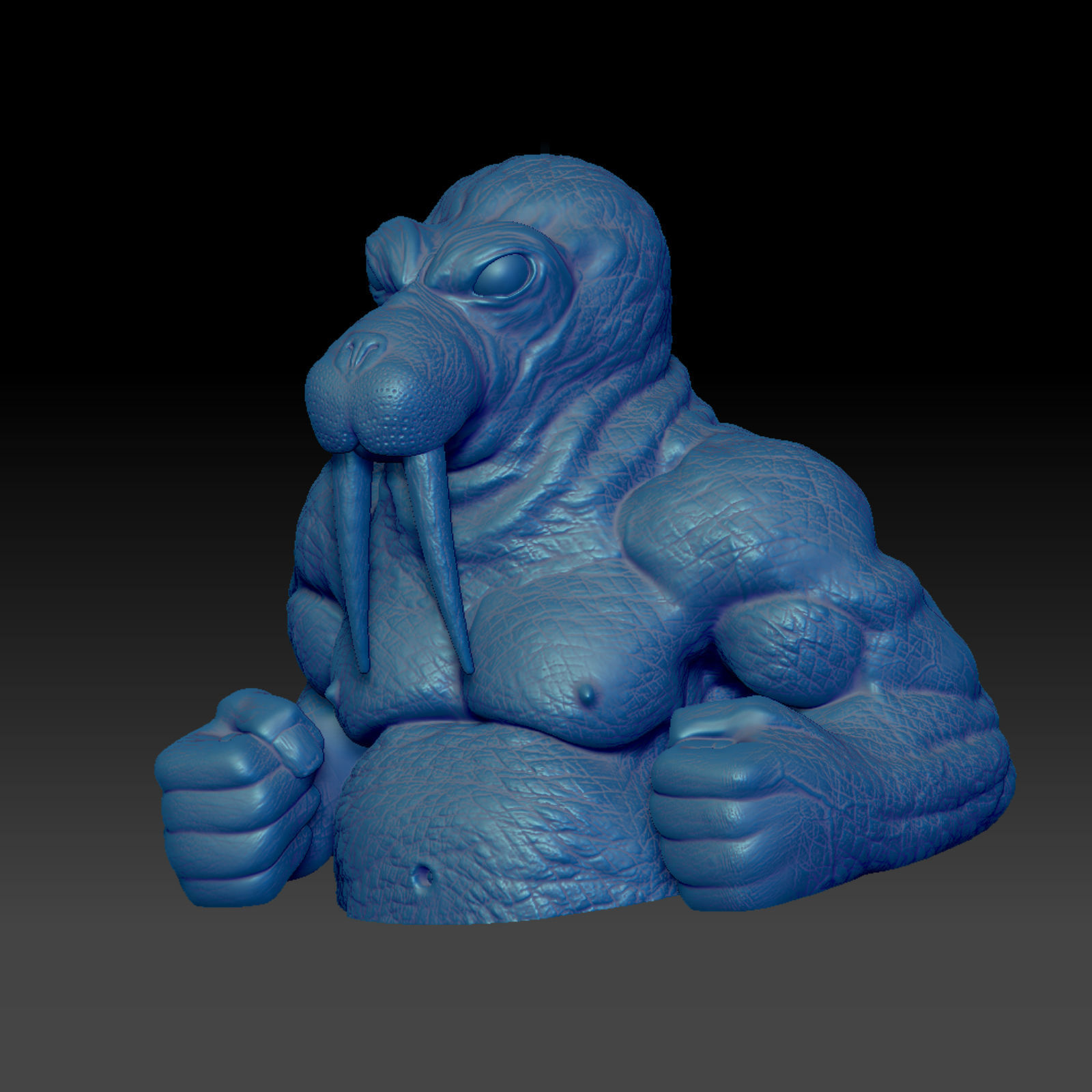 2-Pack -  30 Percent Discount Bust Walrus and Rhinozerus-Dozer  3D print model_21