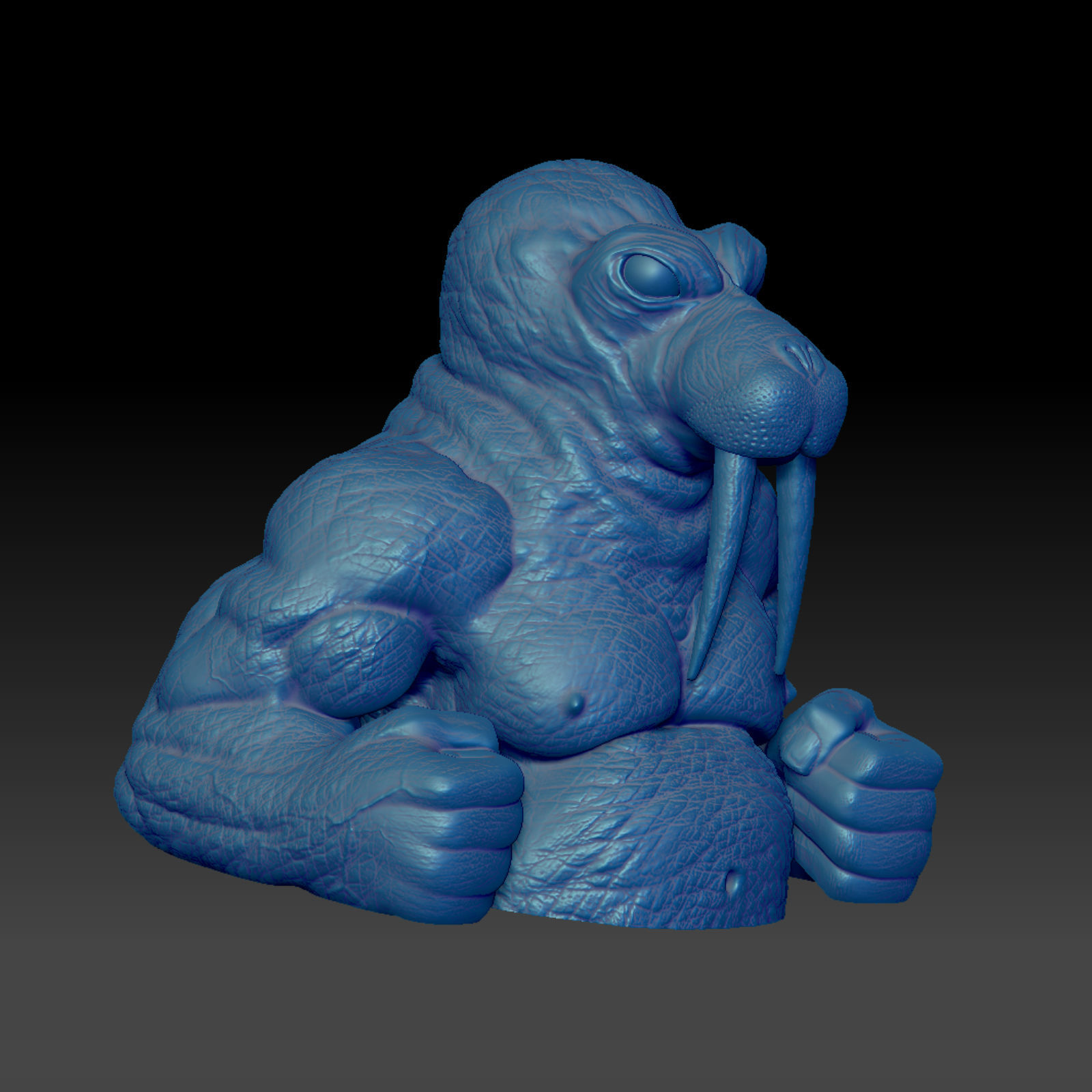 2-Pack -  30 Percent Discount Bust Walrus and Rhinozerus-Dozer  3D print model_14