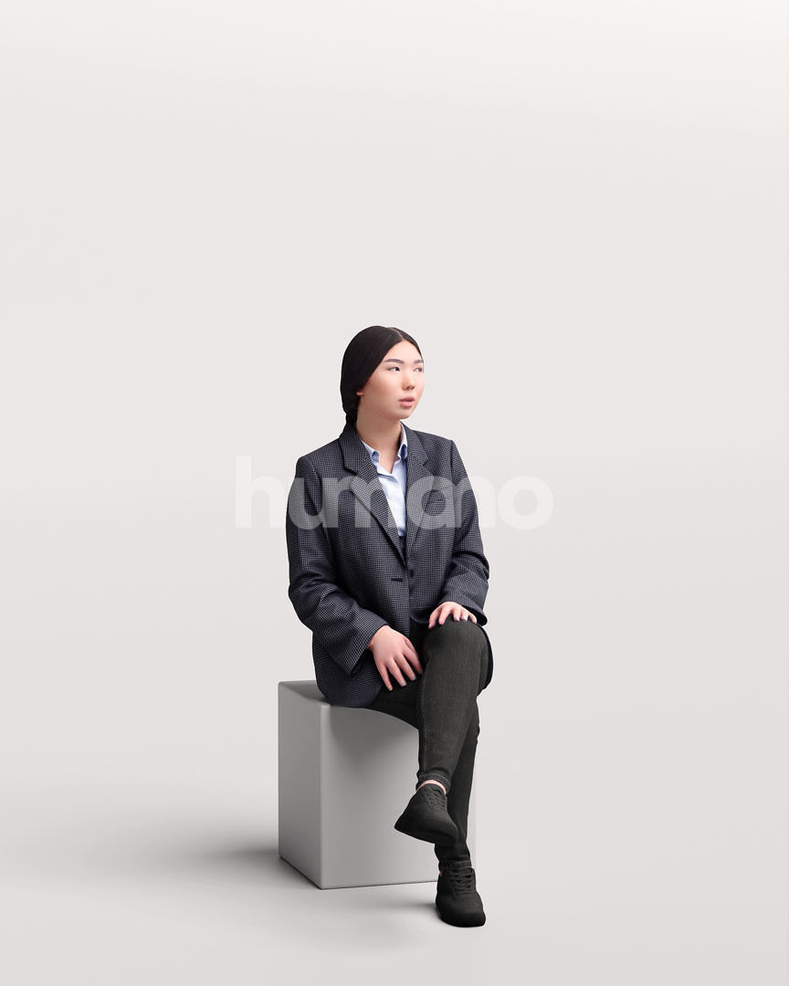 Humano 6- Collection 2302 - PEOPLE FOR OFFICE - 6 x 3D models  3D model_3