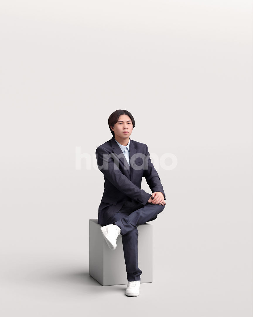 Humano 6- Collection 2302 - PEOPLE FOR OFFICE - 6 x 3D models  3D model_1