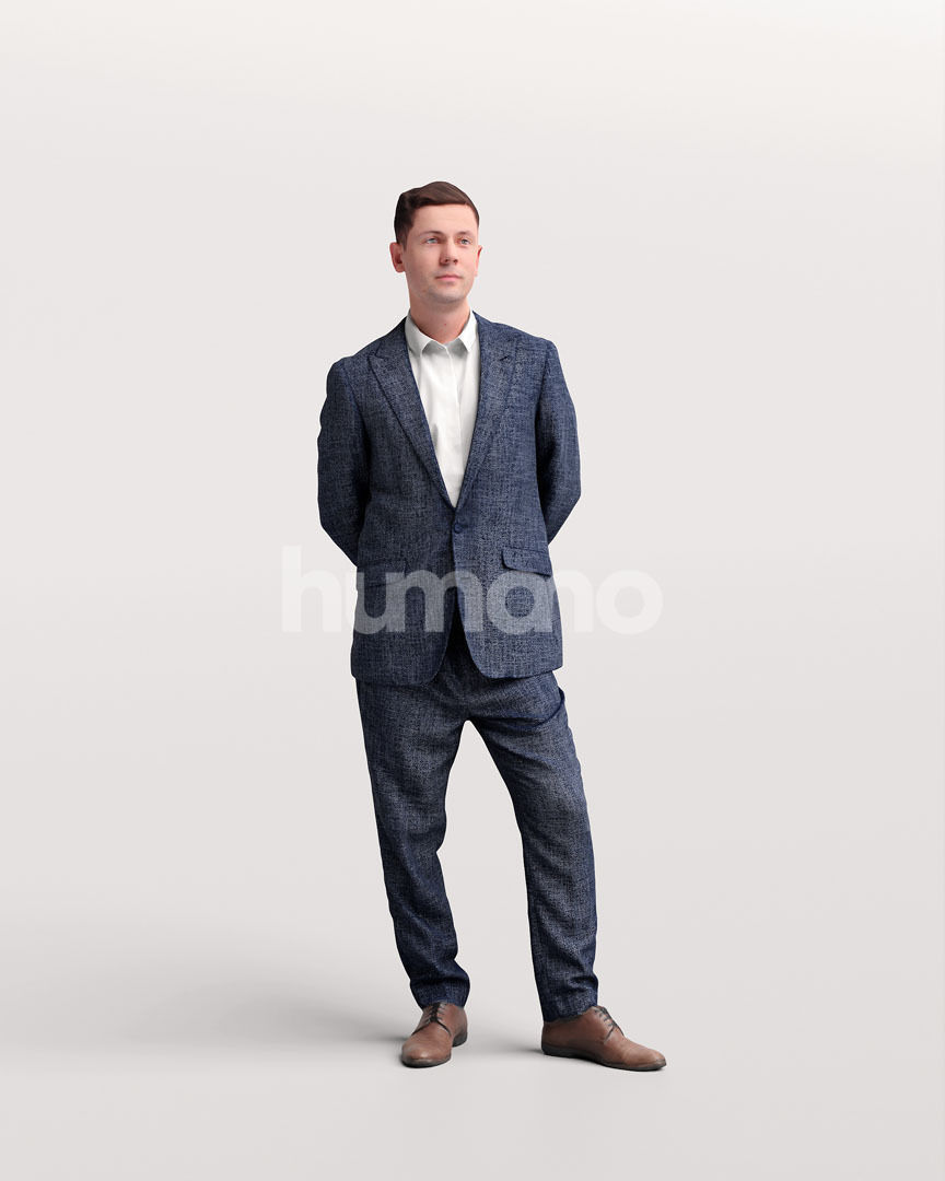 Humano 6- Collection 2302 - PEOPLE FOR OFFICE - 6 x 3D models  3D model_4