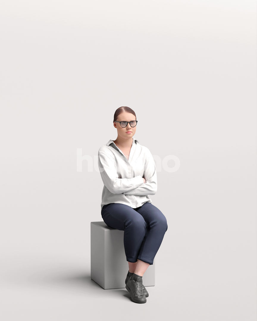 Humano 6- Collection 2302 - PEOPLE FOR OFFICE - 6 x 3D models  3D model_2