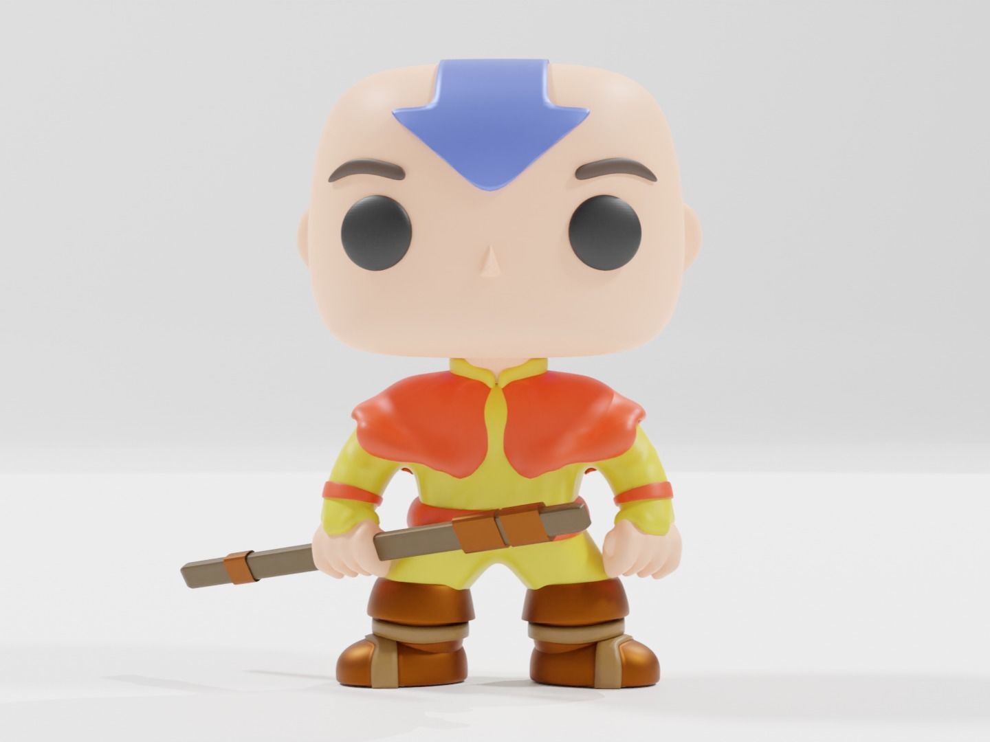 Avatar the Last airbender Funko pop 3D print model_4