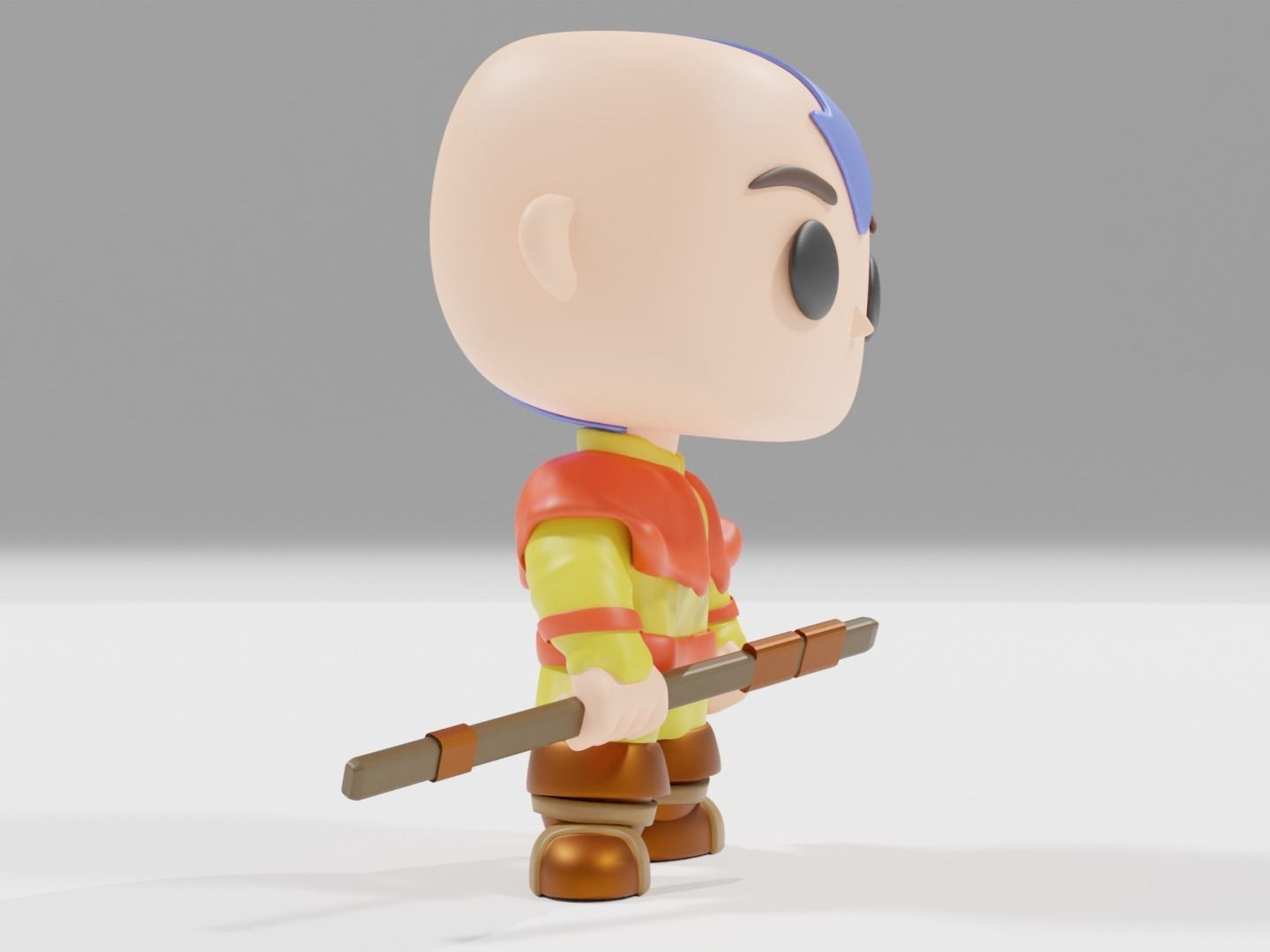 Avatar the Last airbender Funko pop 3D print model_10