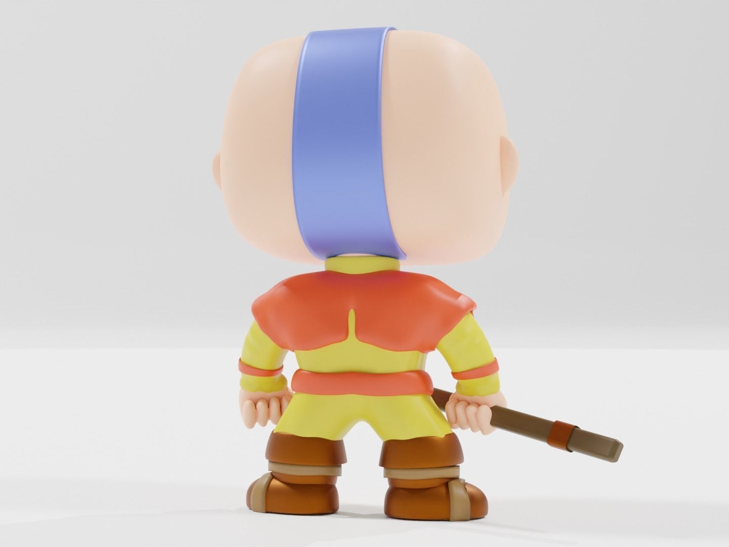 Avatar the Last airbender Funko pop 3D print model_12