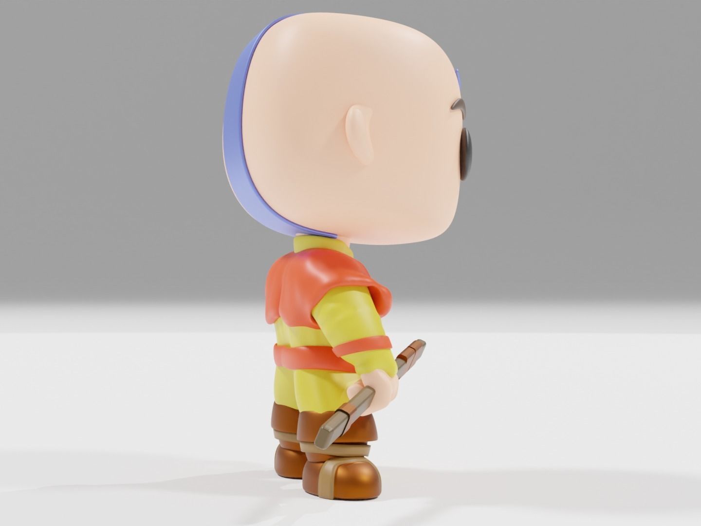 Avatar the Last airbender Funko pop 3D print model_11