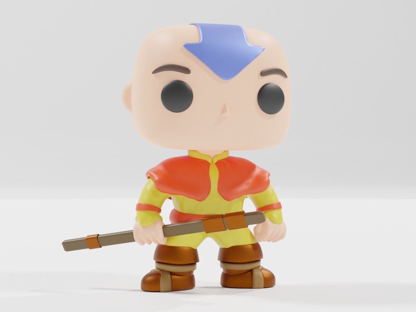 Avatar the Last airbender Funko pop 3D print model_5