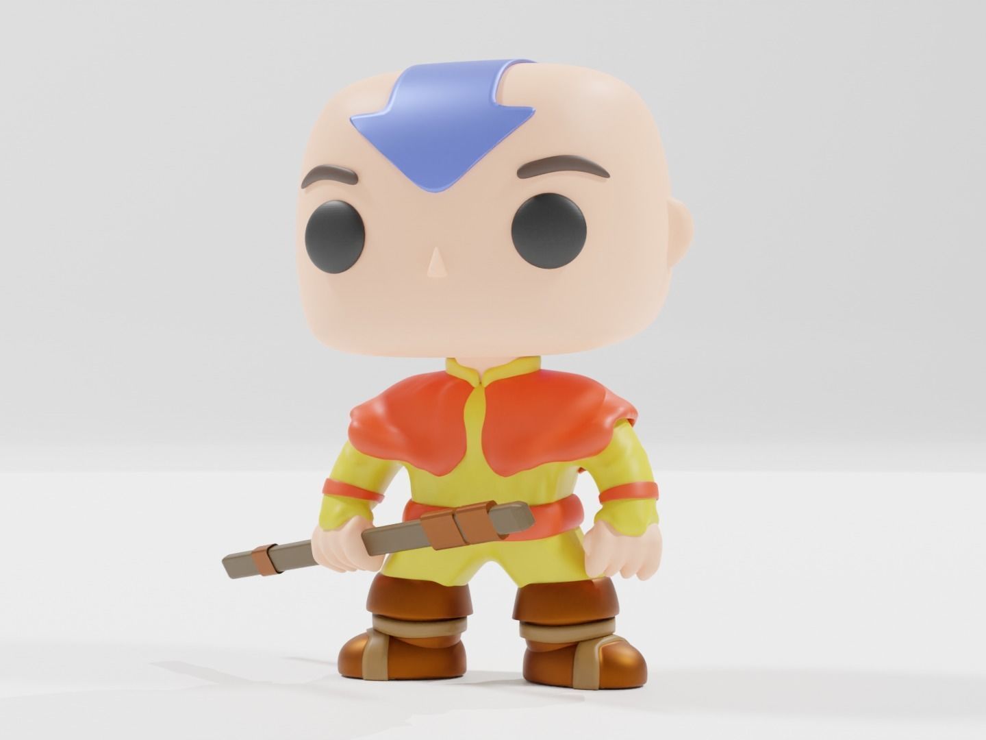 Avatar the Last airbender Funko pop 3D print model_3