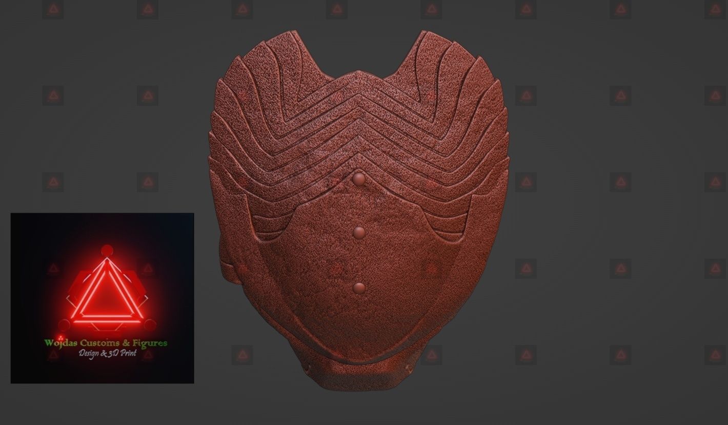 AvP Ancient Predator Bio Mask 3D print model_3