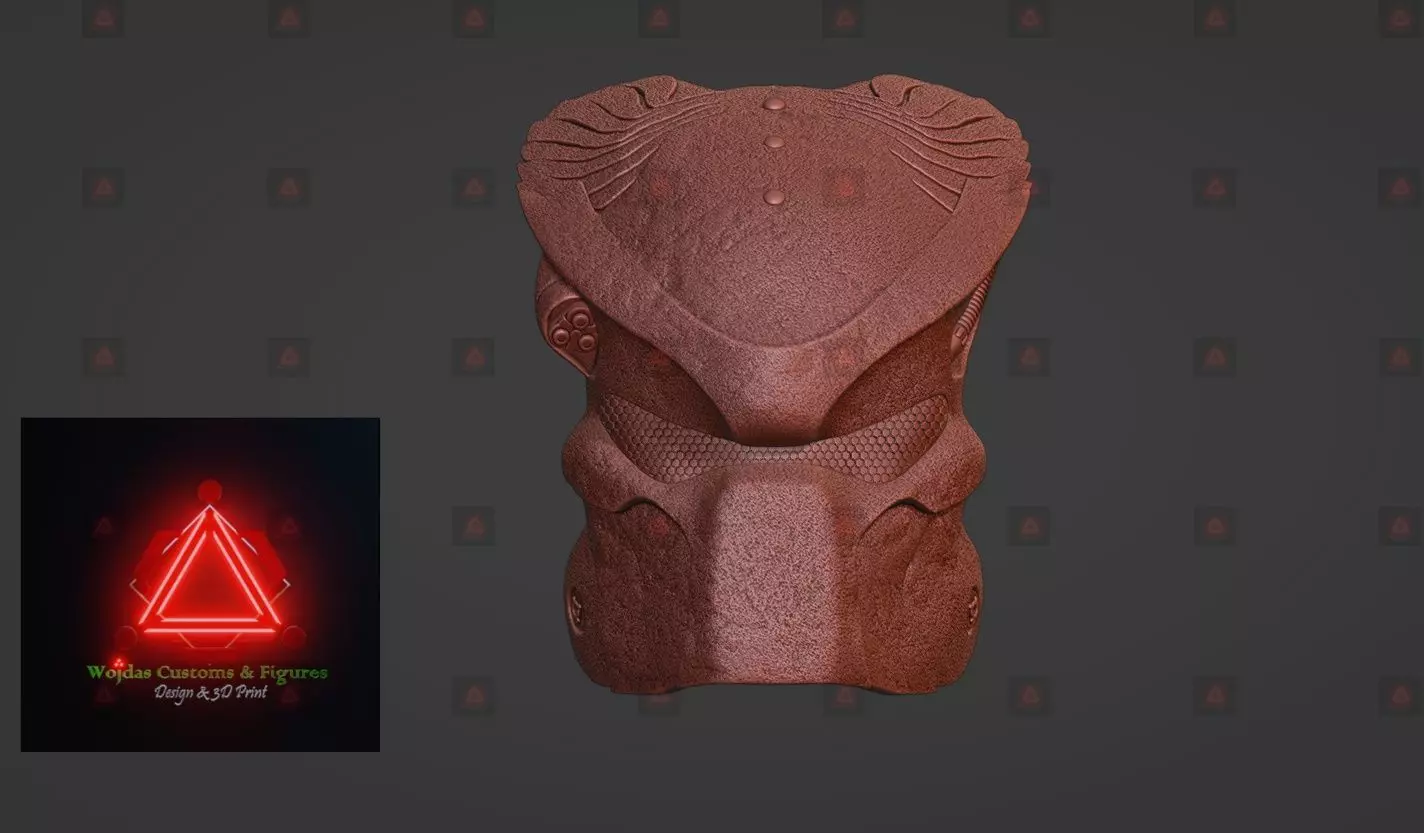 AvP Ancient Predator Bio Mask 3D print model_0