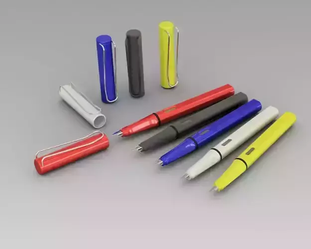 Fountain Pen 3D model