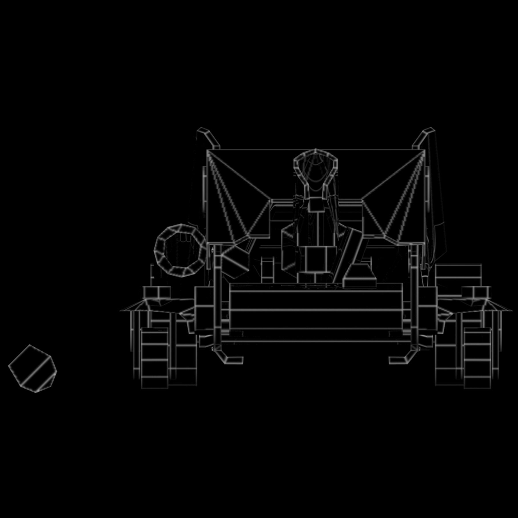 Car Jack Low-poly 3D model_6