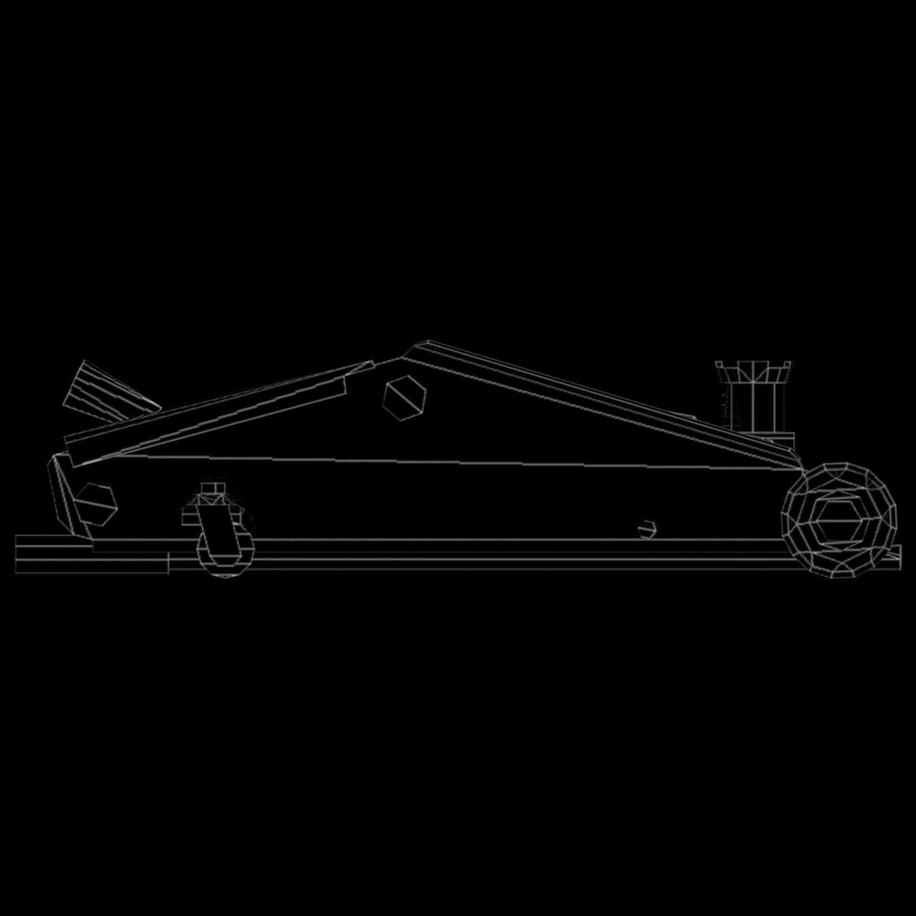 Car Jack Low-poly 3D model_8