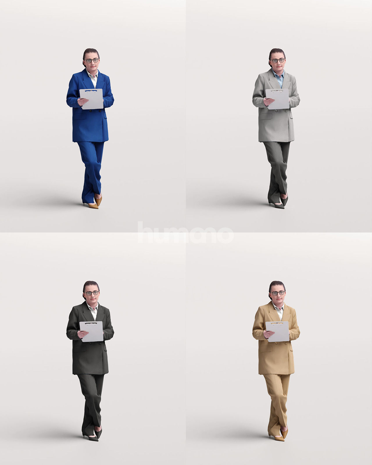Humano 6 - Collection 2303 - PEOPLE FOR OFFICE - 6 x 3D models  3D model_12