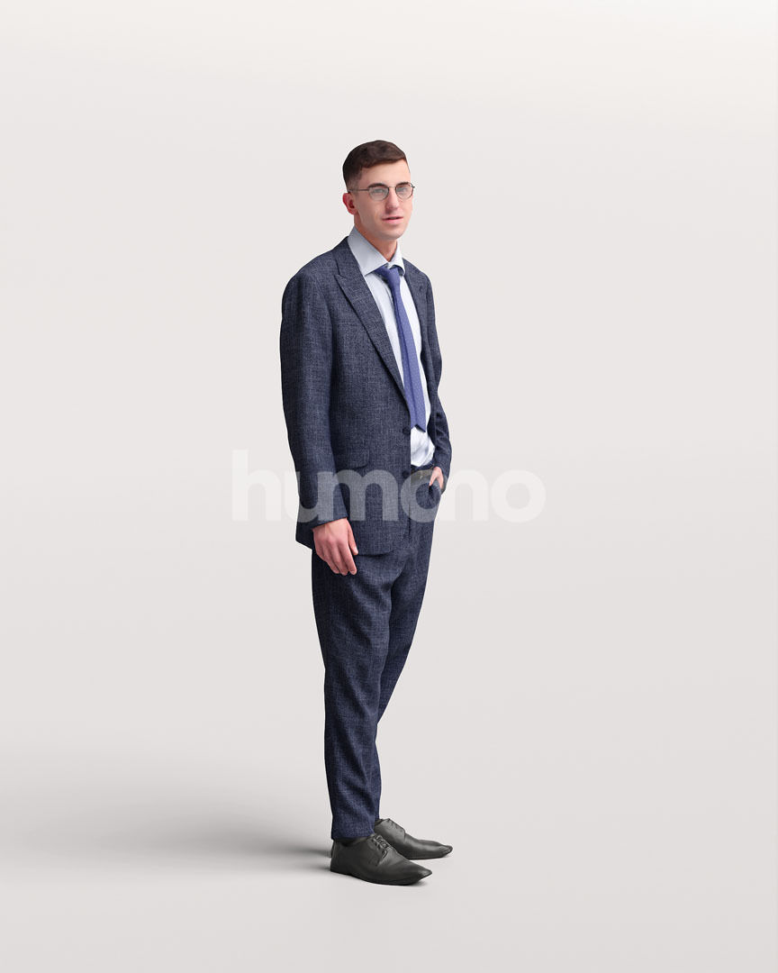 Humano 6 - Collection 2303 - PEOPLE FOR OFFICE - 6 x 3D models  3D model_1