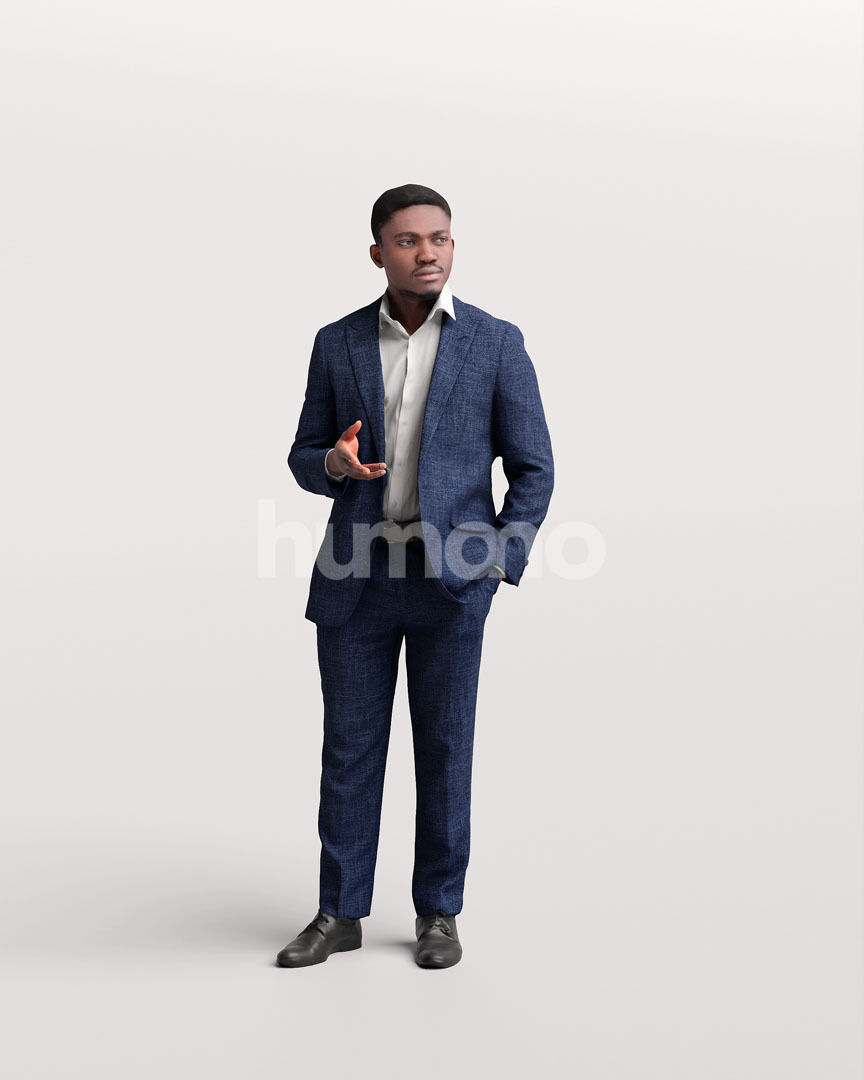 Humano 6 - Collection 2303 - PEOPLE FOR OFFICE - 6 x 3D models  3D model_4