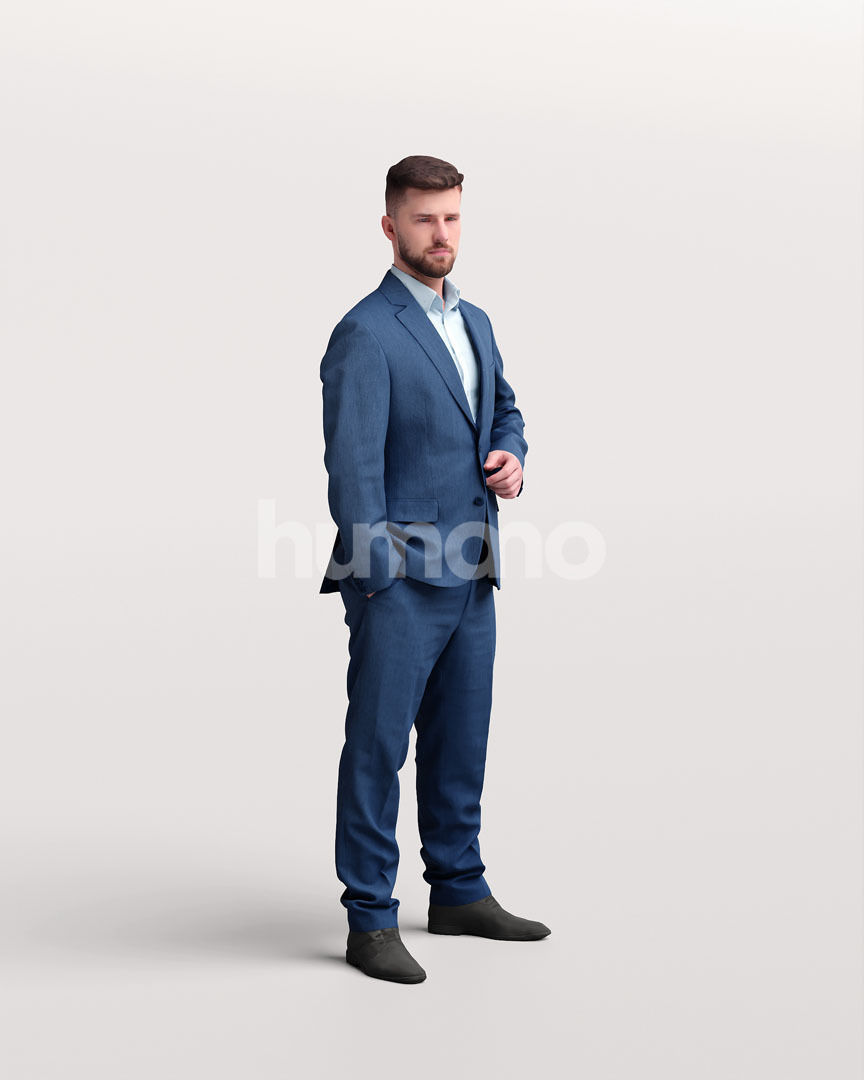 Humano 6 - Collection 2303 - PEOPLE FOR OFFICE - 6 x 3D models  3D model_3