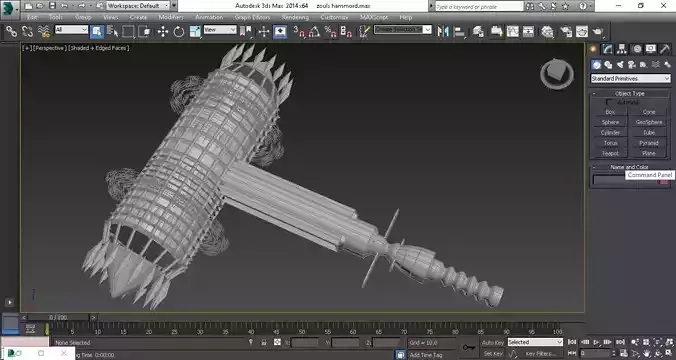 Zouls Hammord Free low-poly 3D model