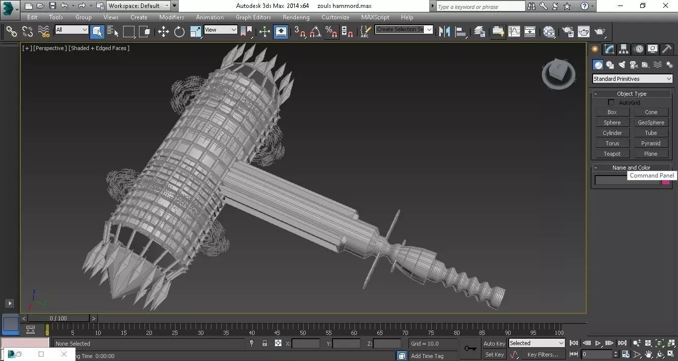Zouls Hammord Free low-poly 3D model_0