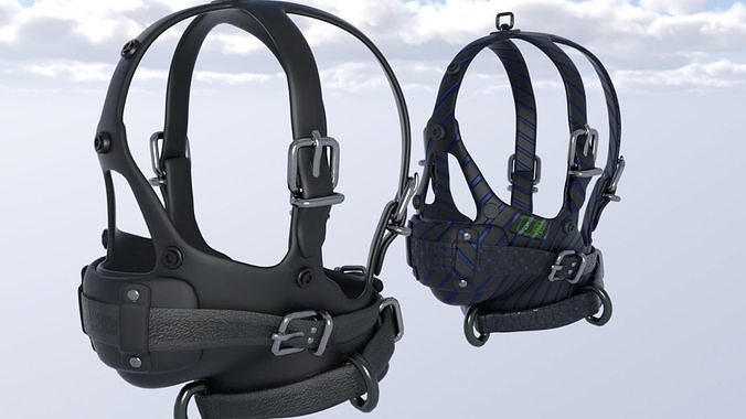 Control mask Low-poly 3D model