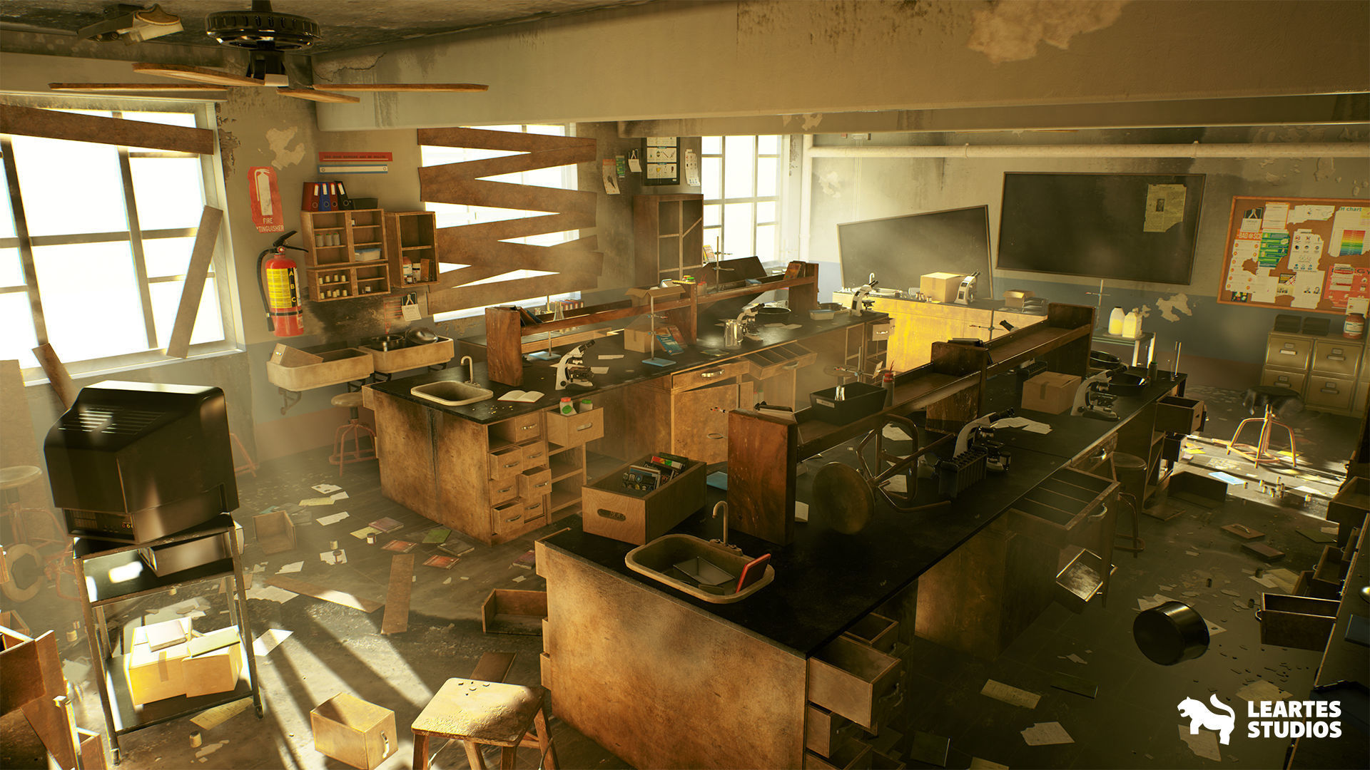Abandoned Environments Mega Bundle Vol 1 Low-poly 3D model_3