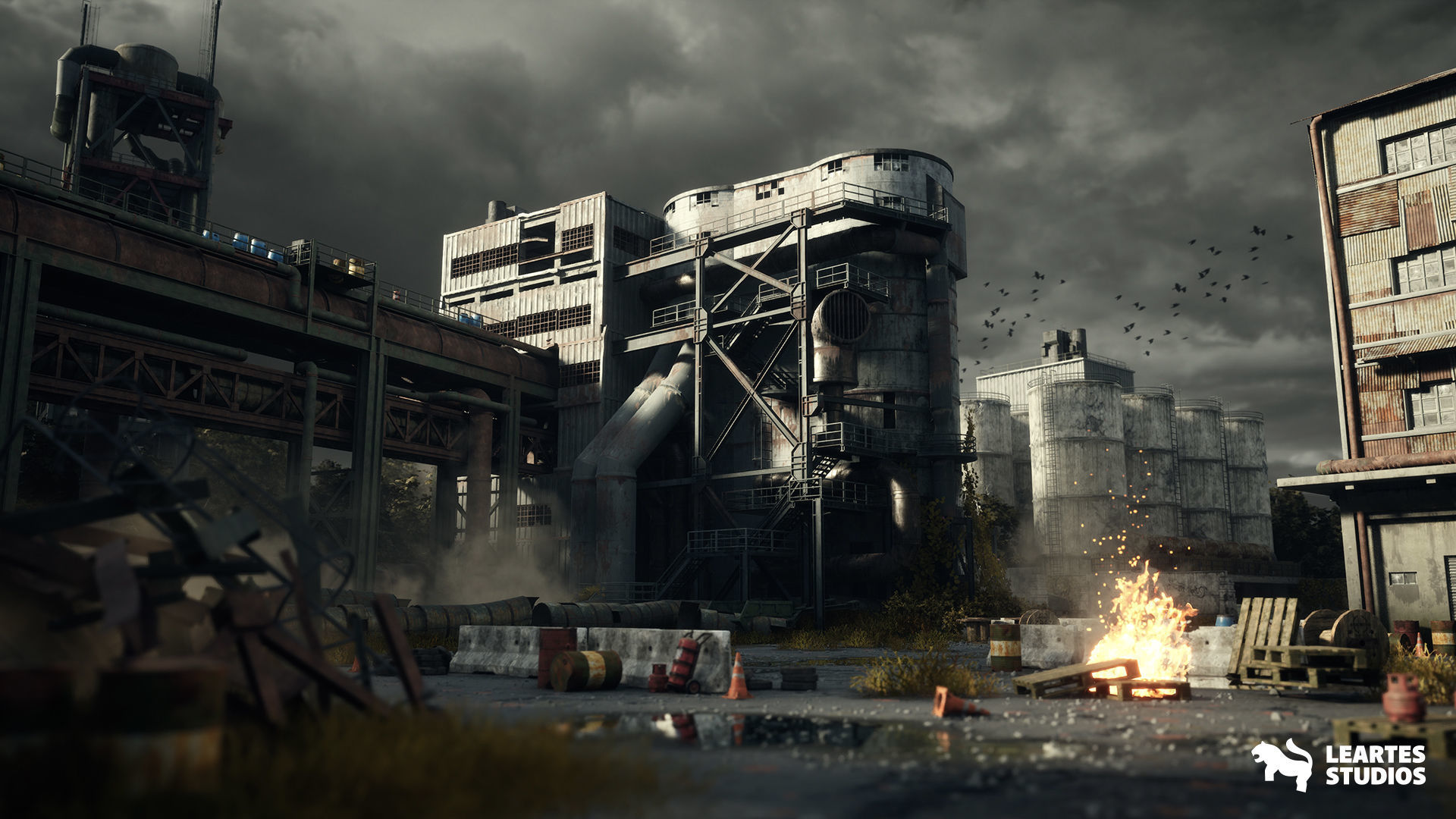 Abandoned Environments Mega Bundle Vol 1 Low-poly 3D model_7