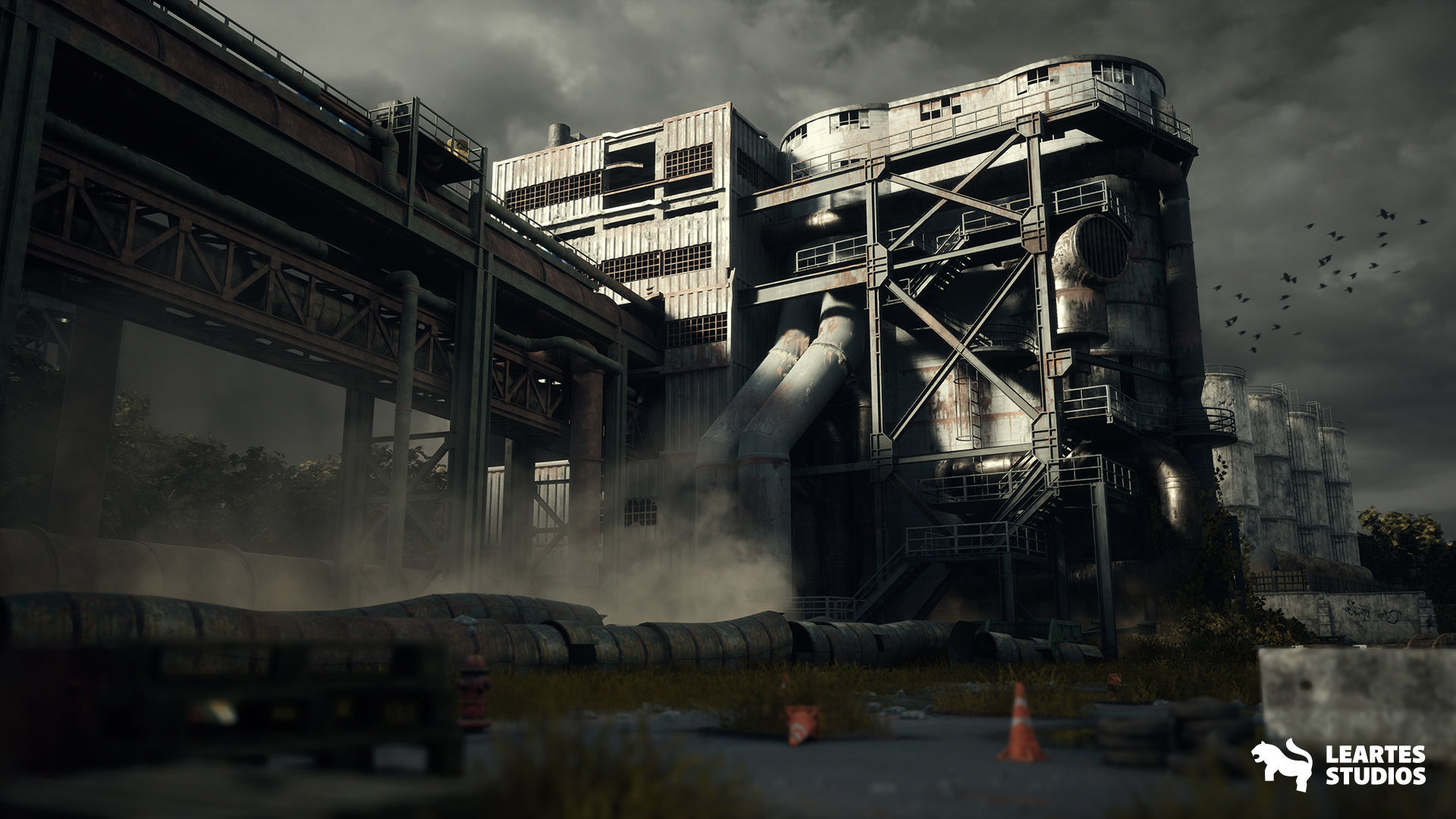 Abandoned Environments Mega Bundle Vol 1 Low-poly 3D model_8