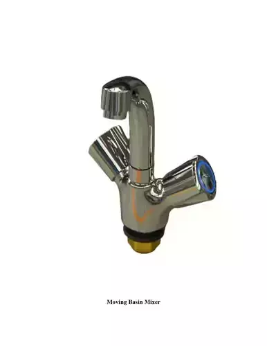 Water Tap Moving Basin Mixture 3d model
