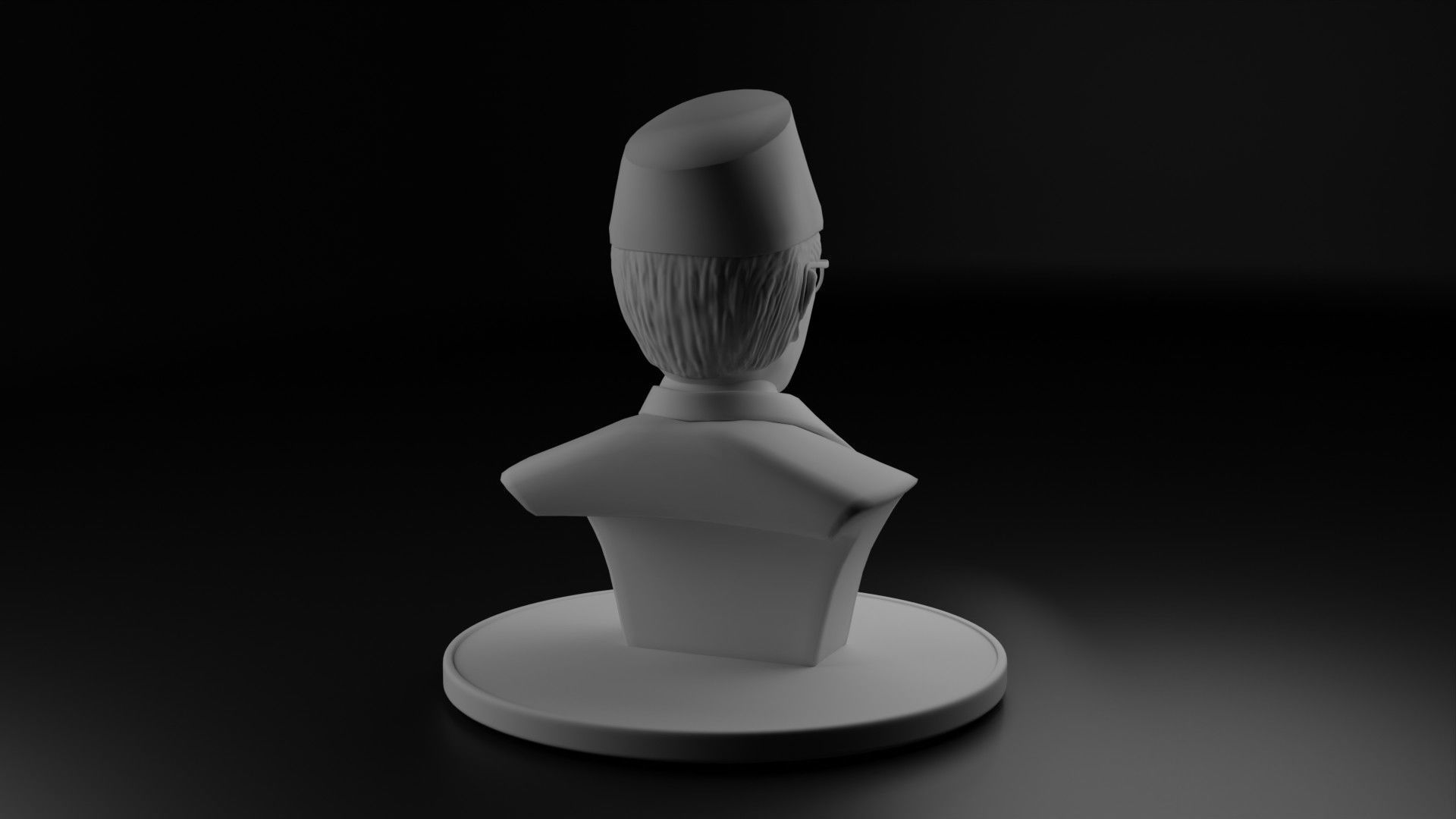 Mohammad Natsir 3D model_4