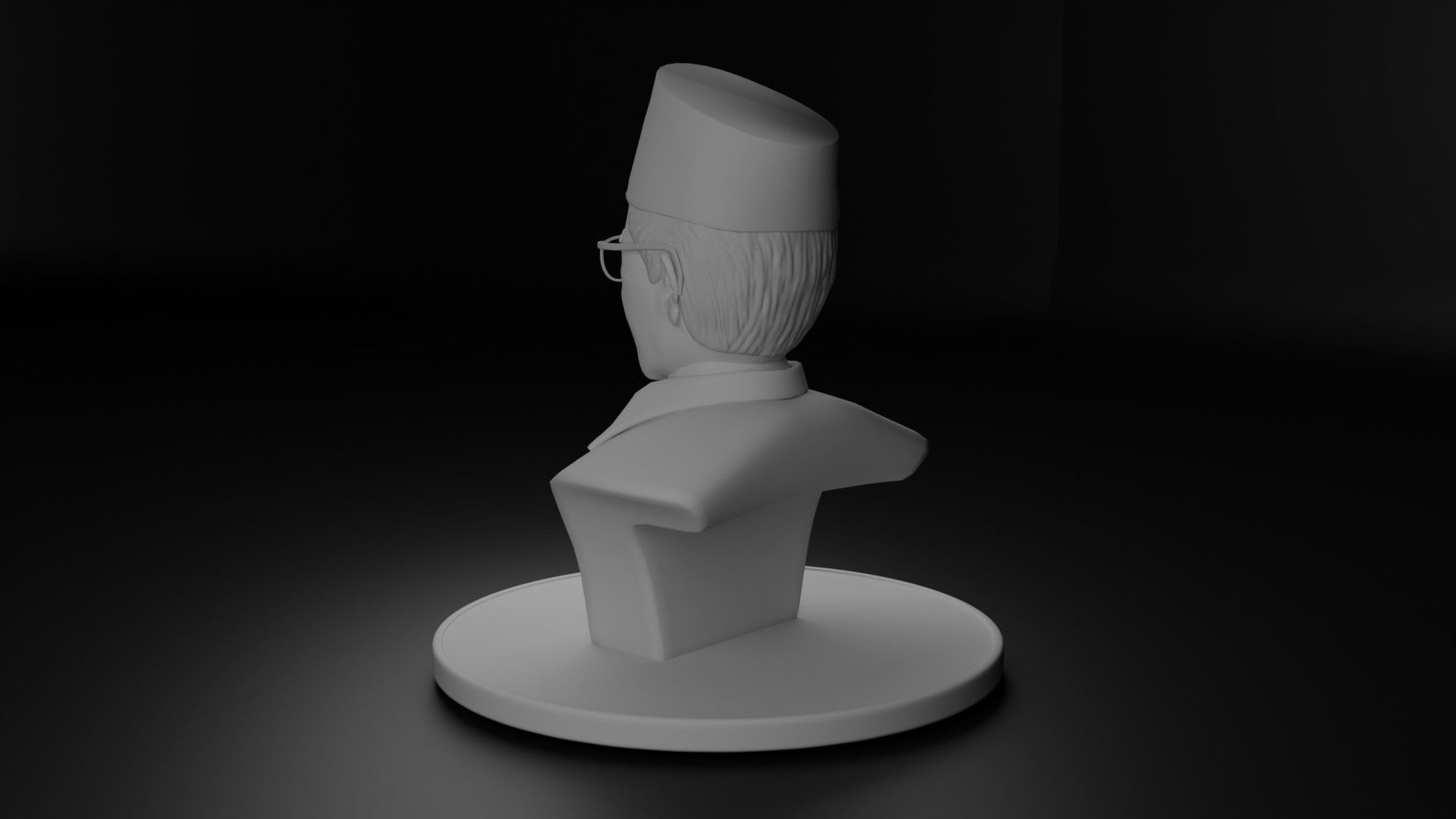 Mohammad Natsir 3D model_6