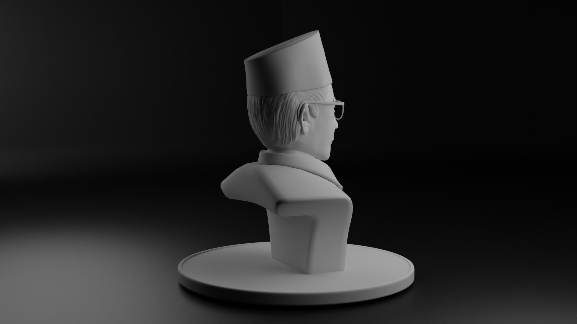 Mohammad Natsir 3D model_3