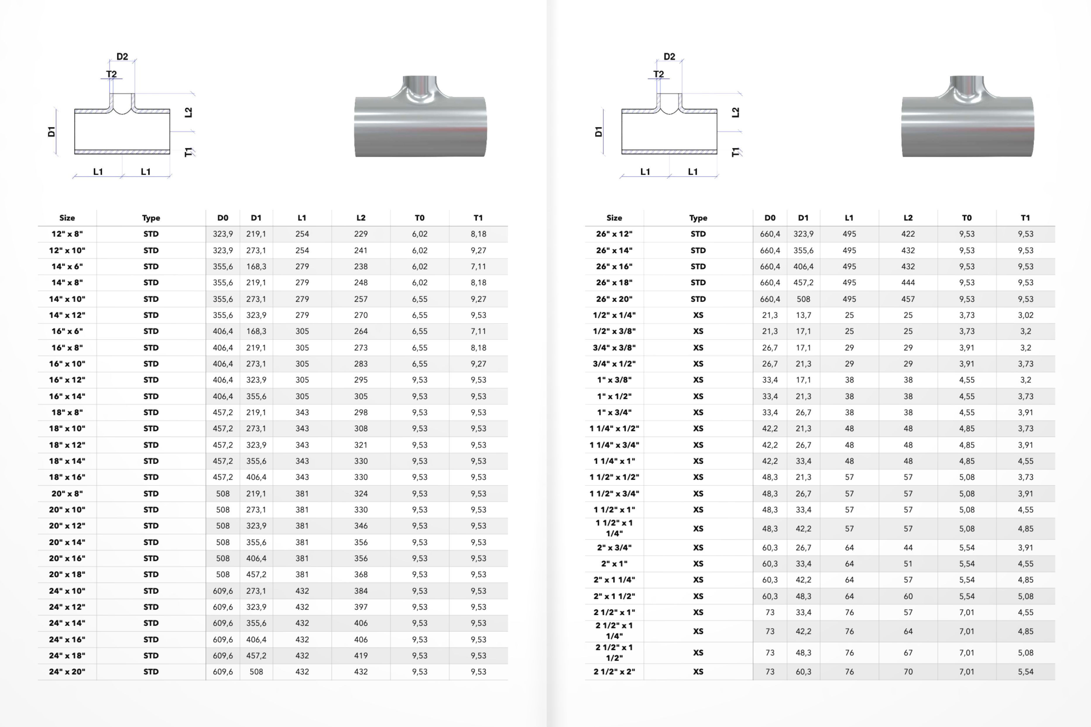 ASME Butt Weld Fittings - 700 Files CAD Collection 3D model_10