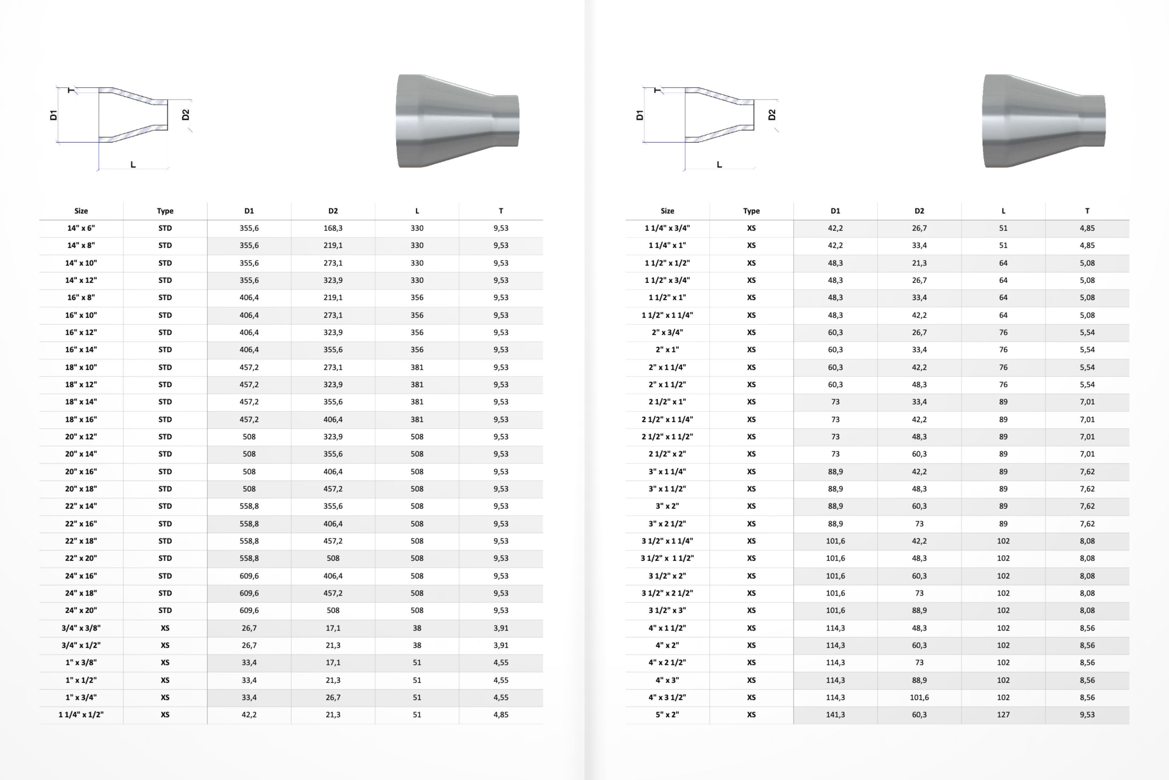 ASME Butt Weld Fittings - 700 Files CAD Collection 3D model_3