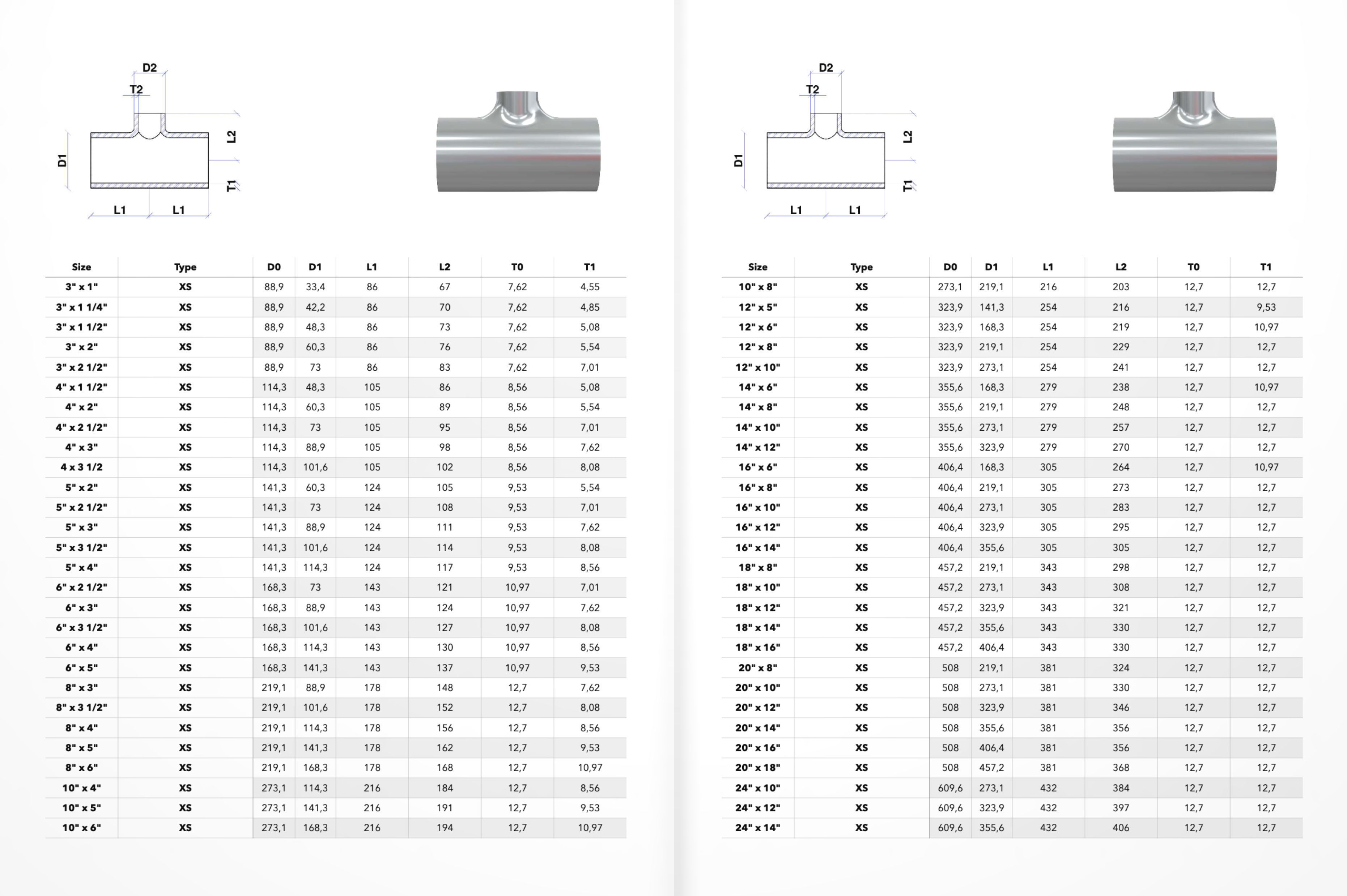 ASME Butt Weld Fittings - 700 Files CAD Collection 3D model_11