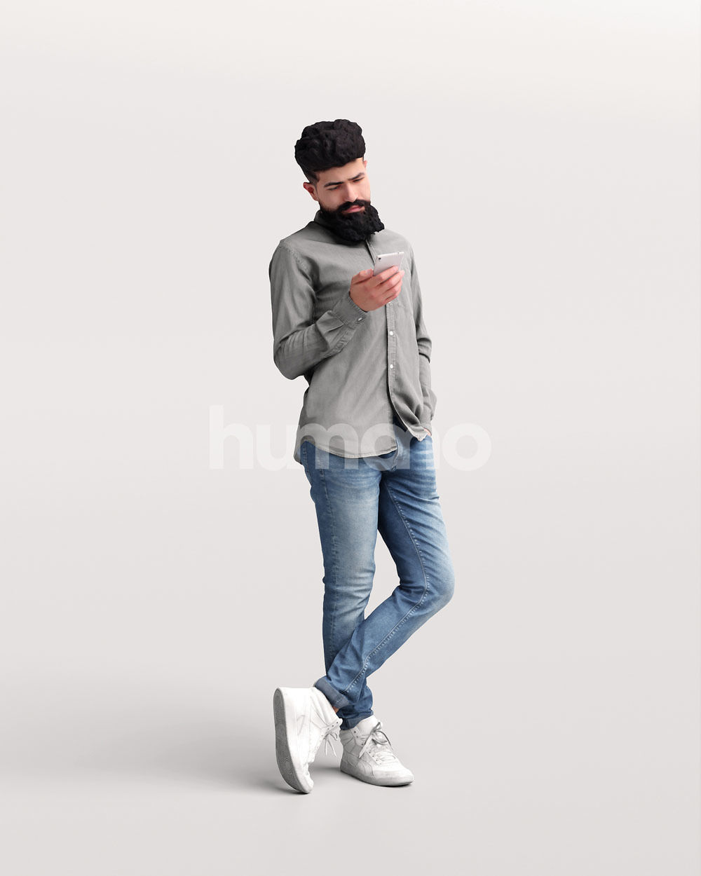 Humano 12-Collection 2307 - CASUAL PEOPLE MIX 02-12 x 3D models  3D model_9