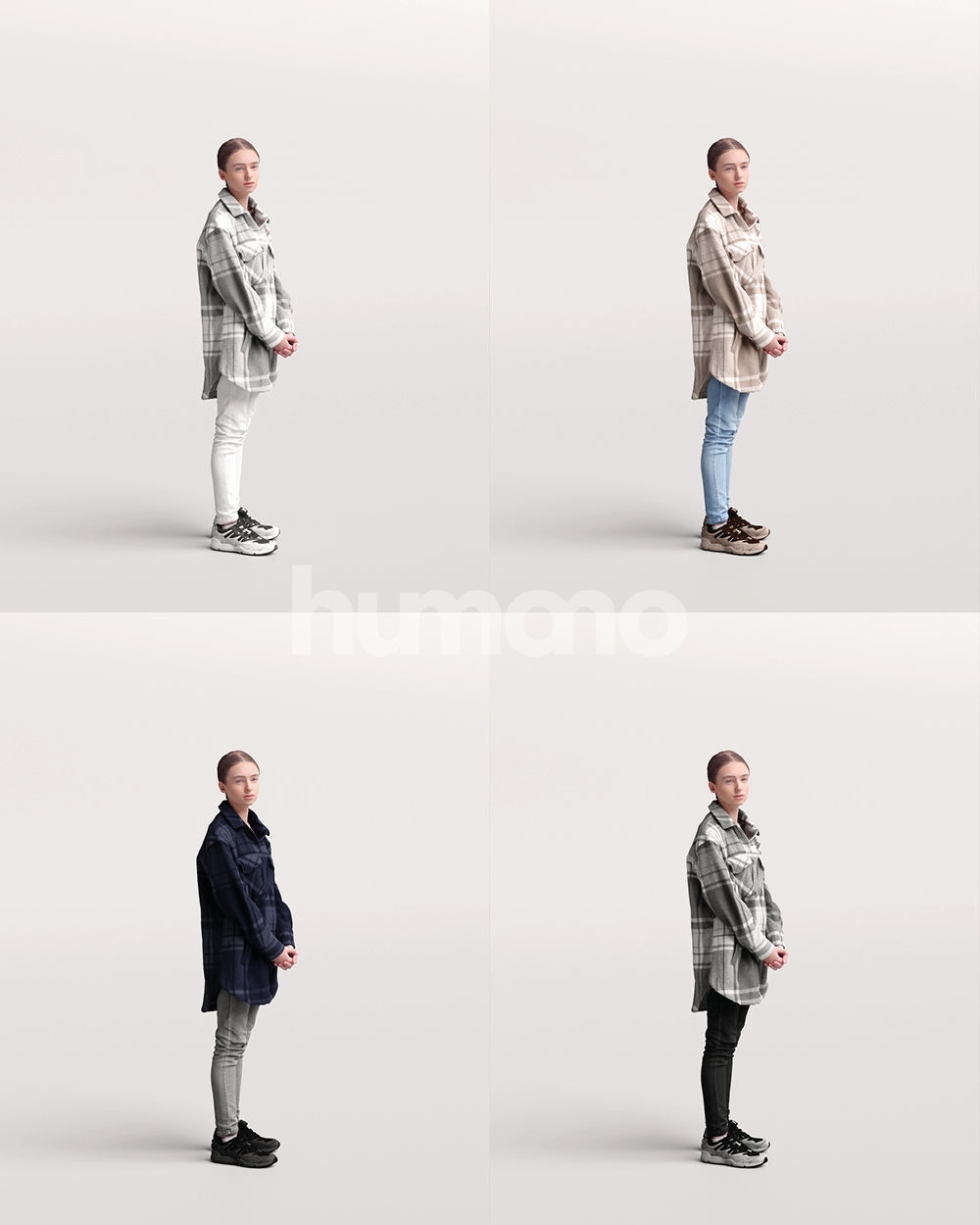 Humano 12-Collection 2307 - CASUAL PEOPLE MIX 02-12 x 3D models  3D model_19