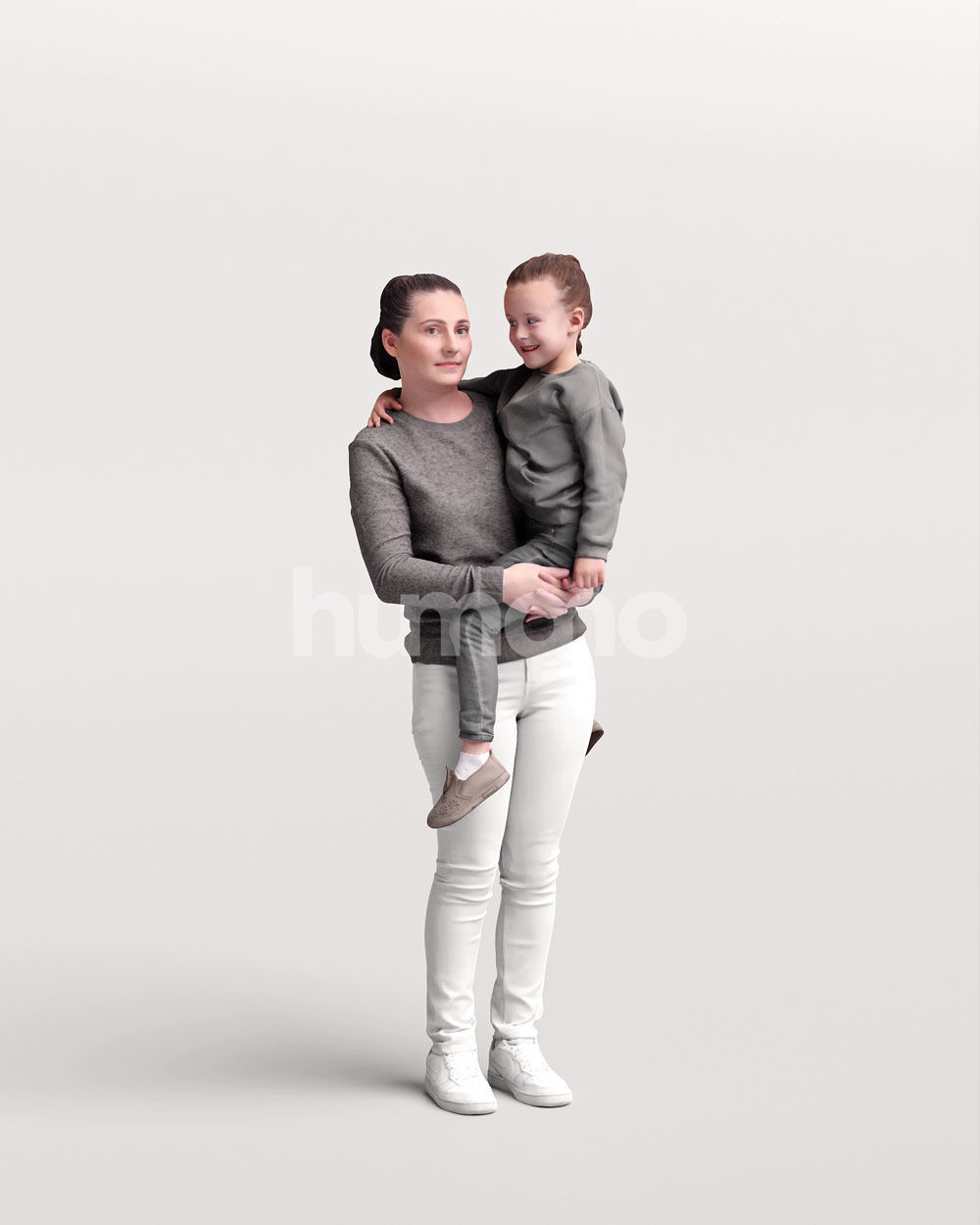 Humano 12-Collection 2307 - CASUAL PEOPLE MIX 02-12 x 3D models  3D model_10