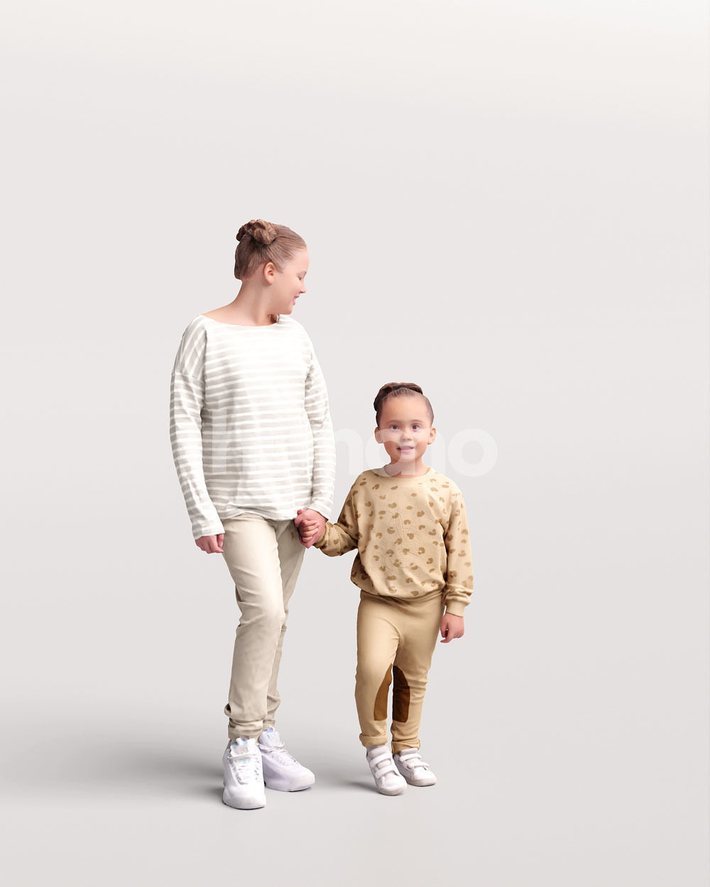 Humano 12-Collection 2307 - CASUAL PEOPLE MIX 02-12 x 3D models  3D model_1