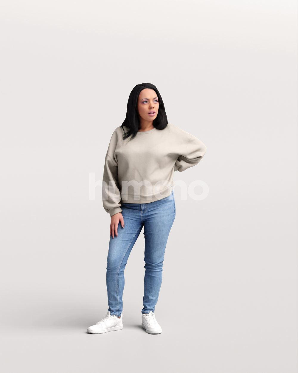 Humano 12-Collection 2307 - CASUAL PEOPLE MIX 02-12 x 3D models  3D model_11