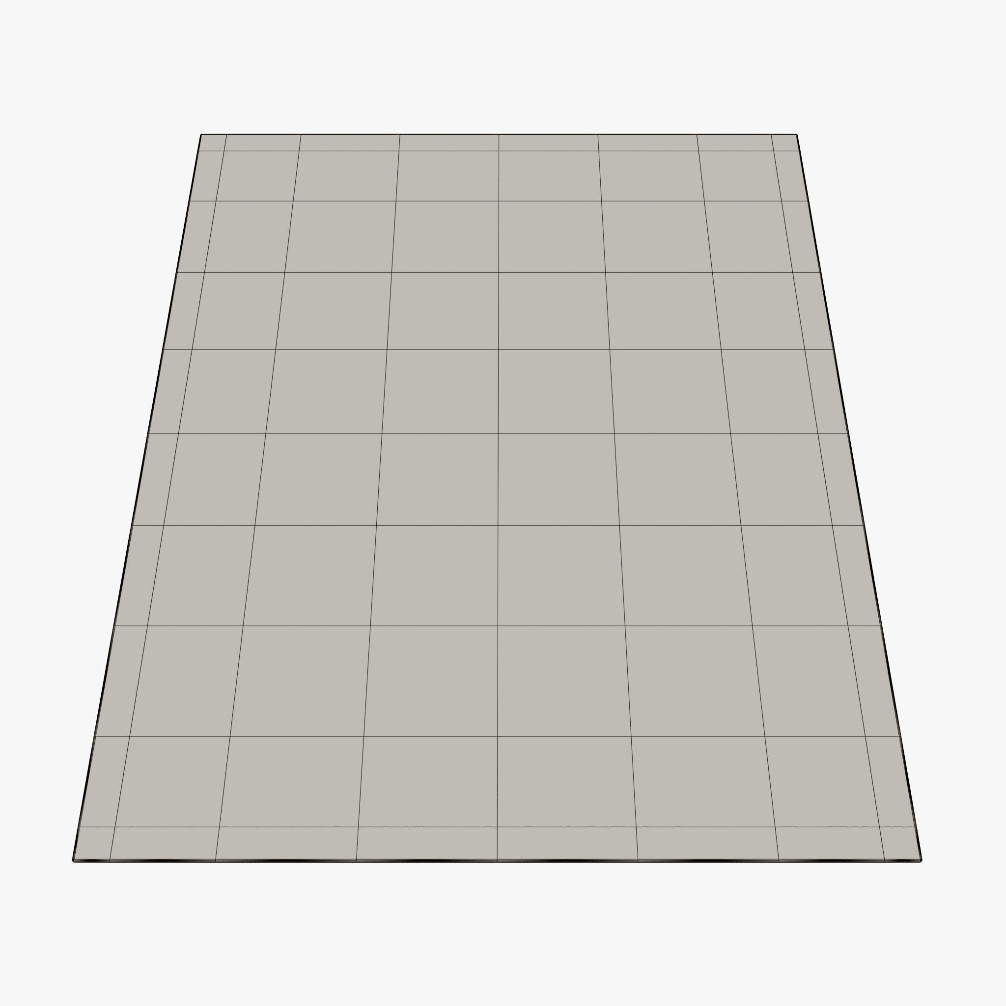 Rug carpet Low-poly 3D model_9