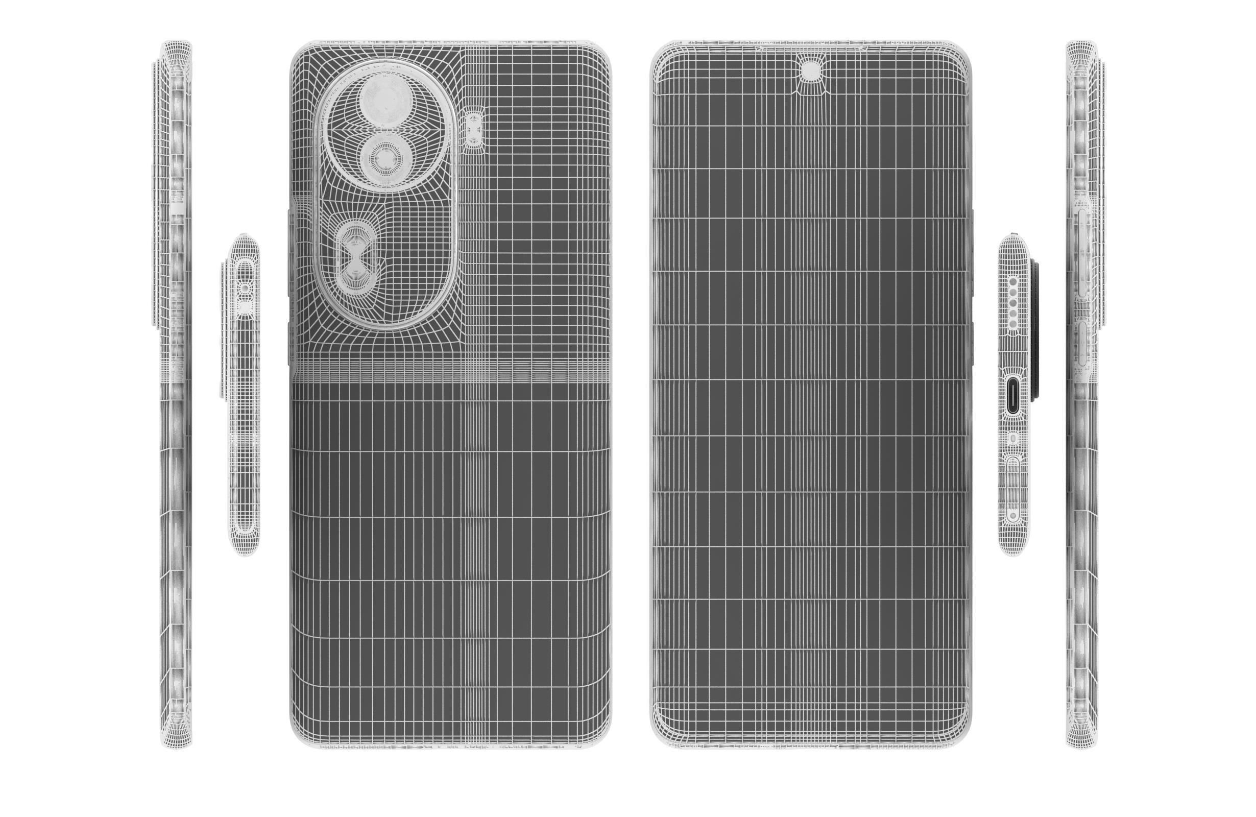 Oppo Reno11 Black 3D model_18