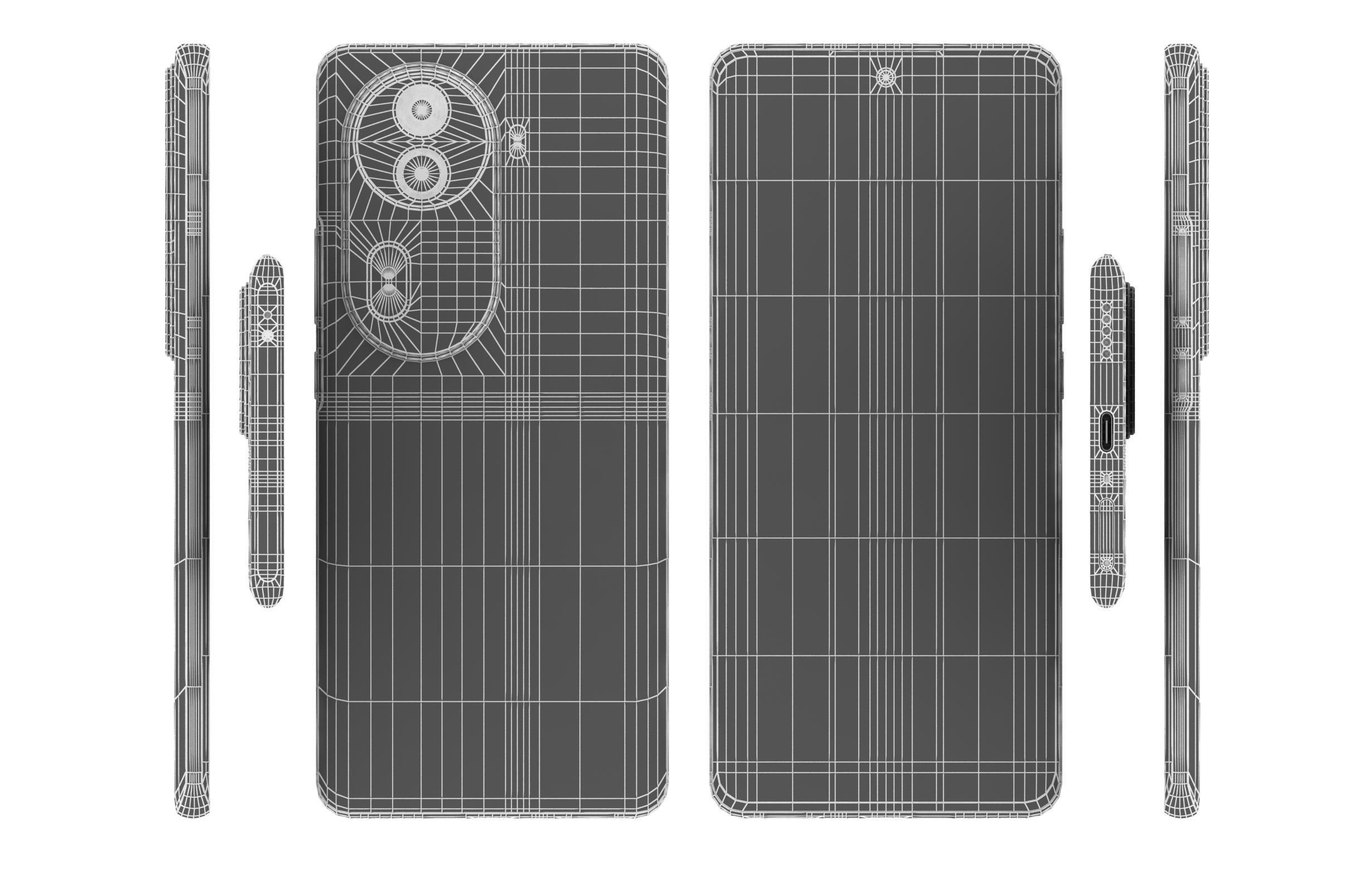 Oppo Reno11 Black 3D model_19