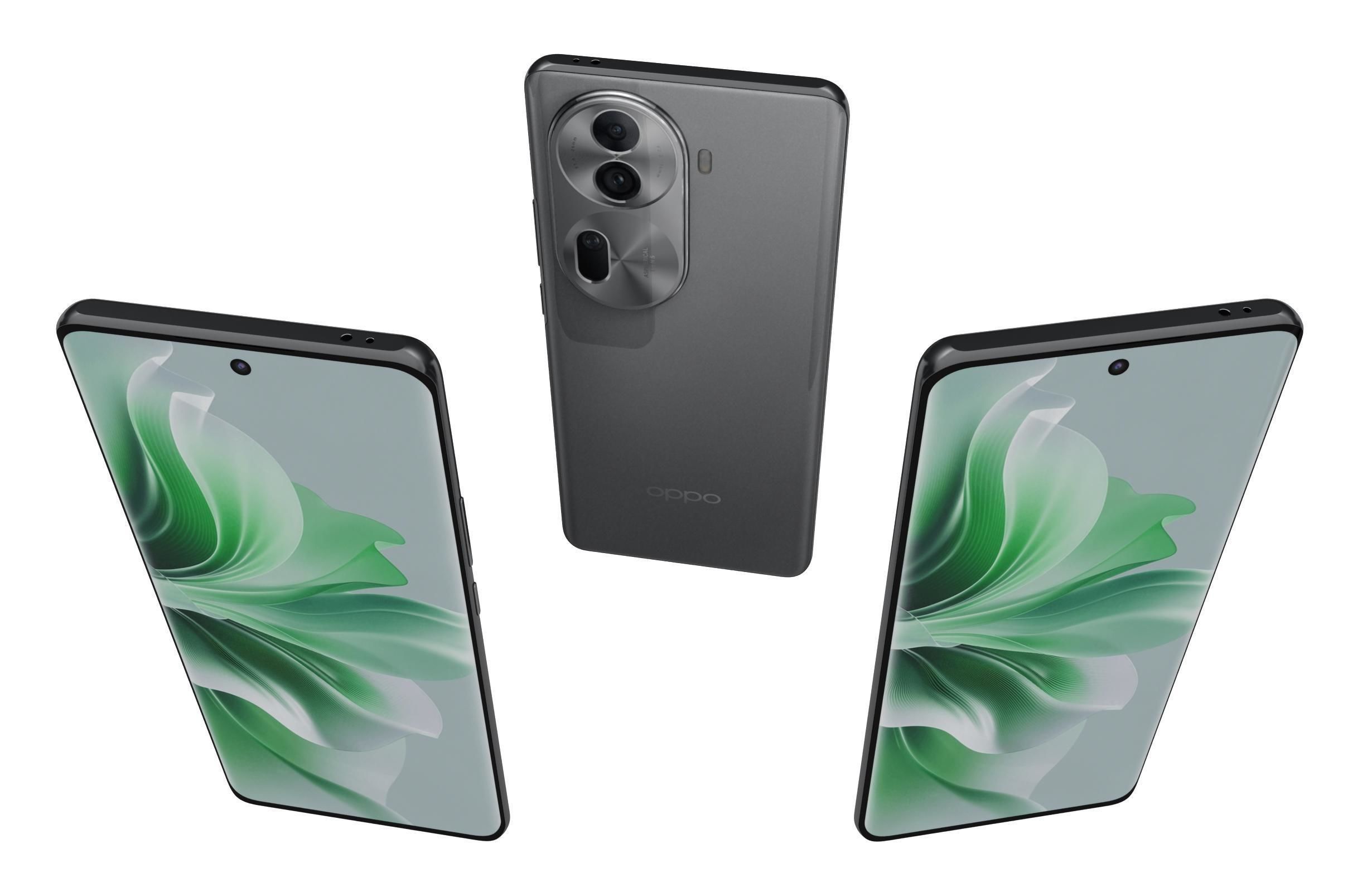 Oppo Reno11 Black 3D model_1