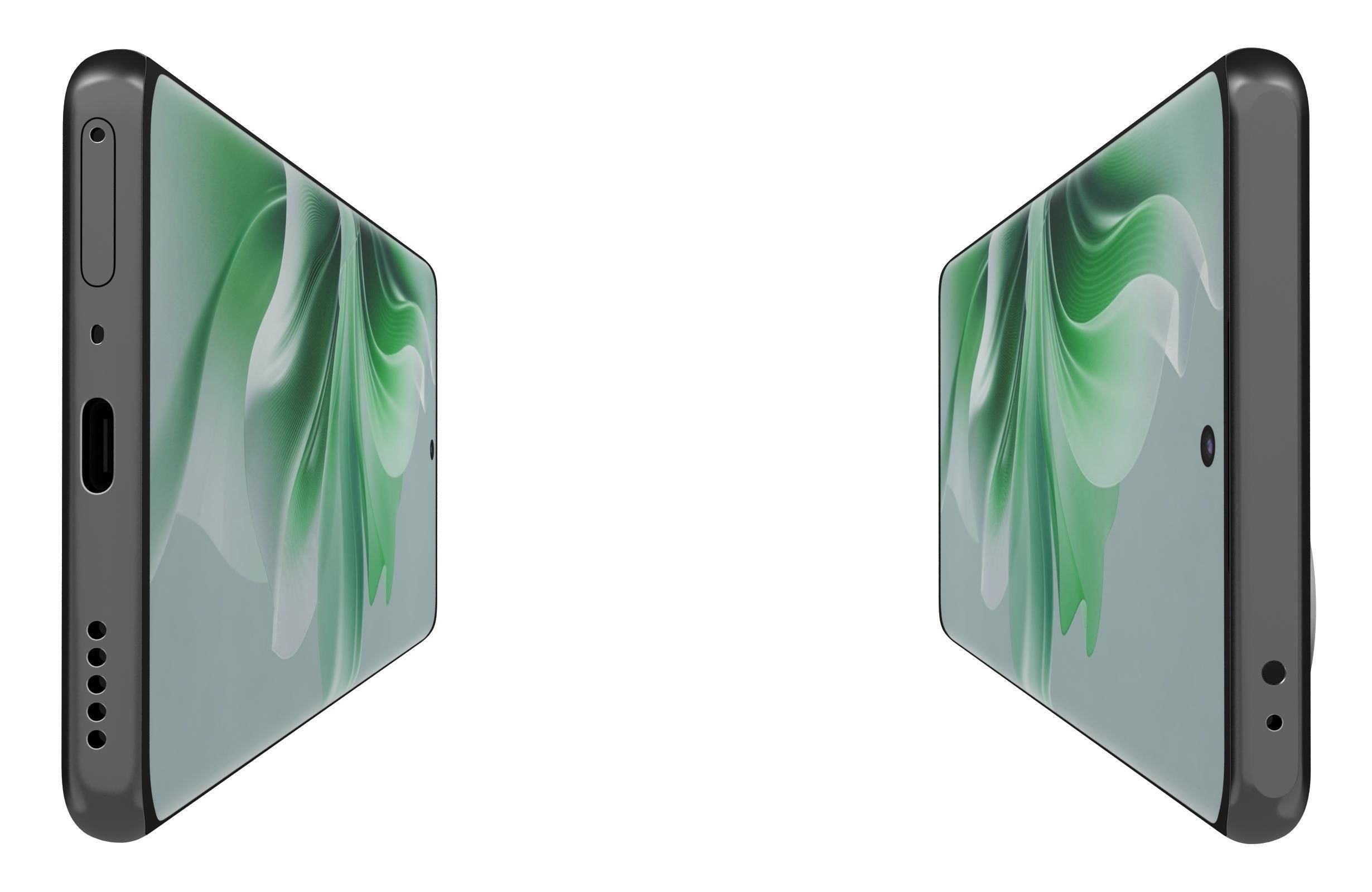 Oppo Reno11 Black 3D model_8