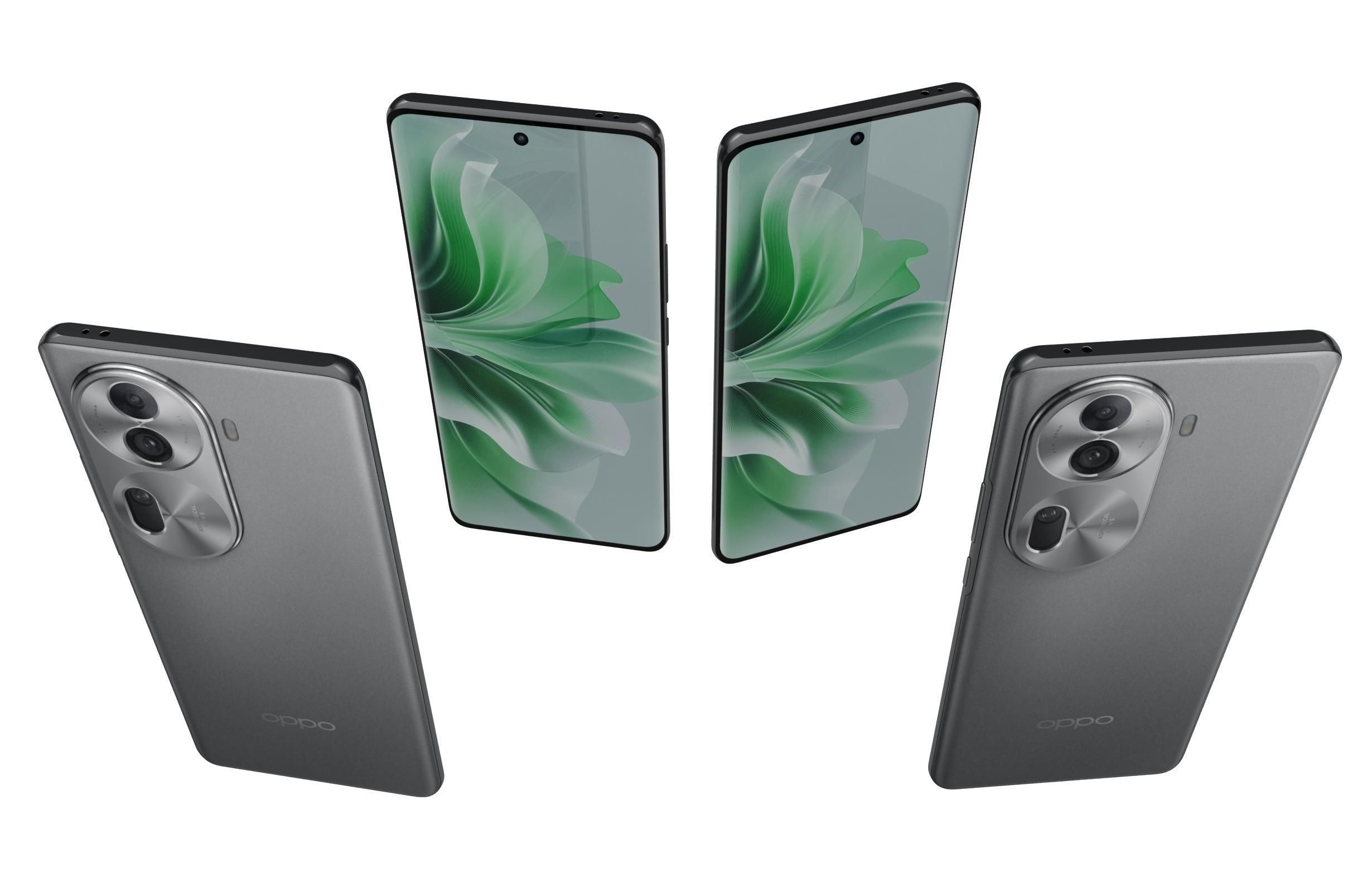 Oppo Reno11 Black 3D model_7