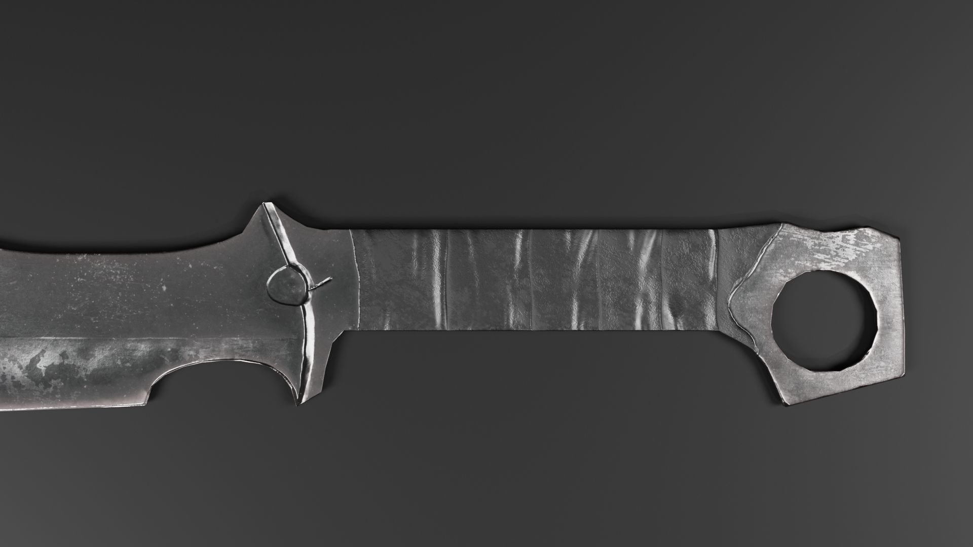 Sowrd-11 Low-poly 3D model_5